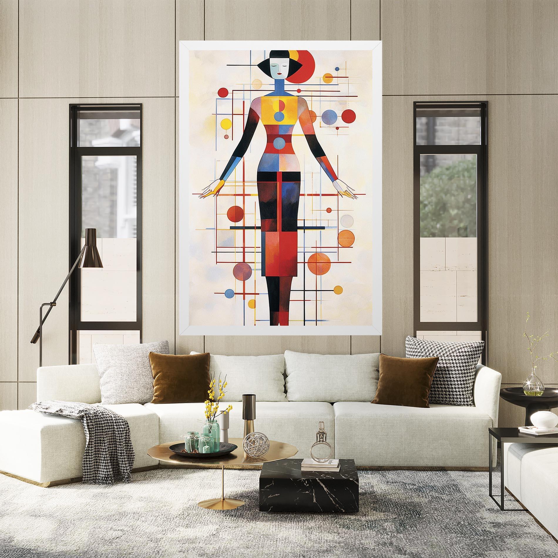 Leinwandbild Poster Woman Artist mockup 2