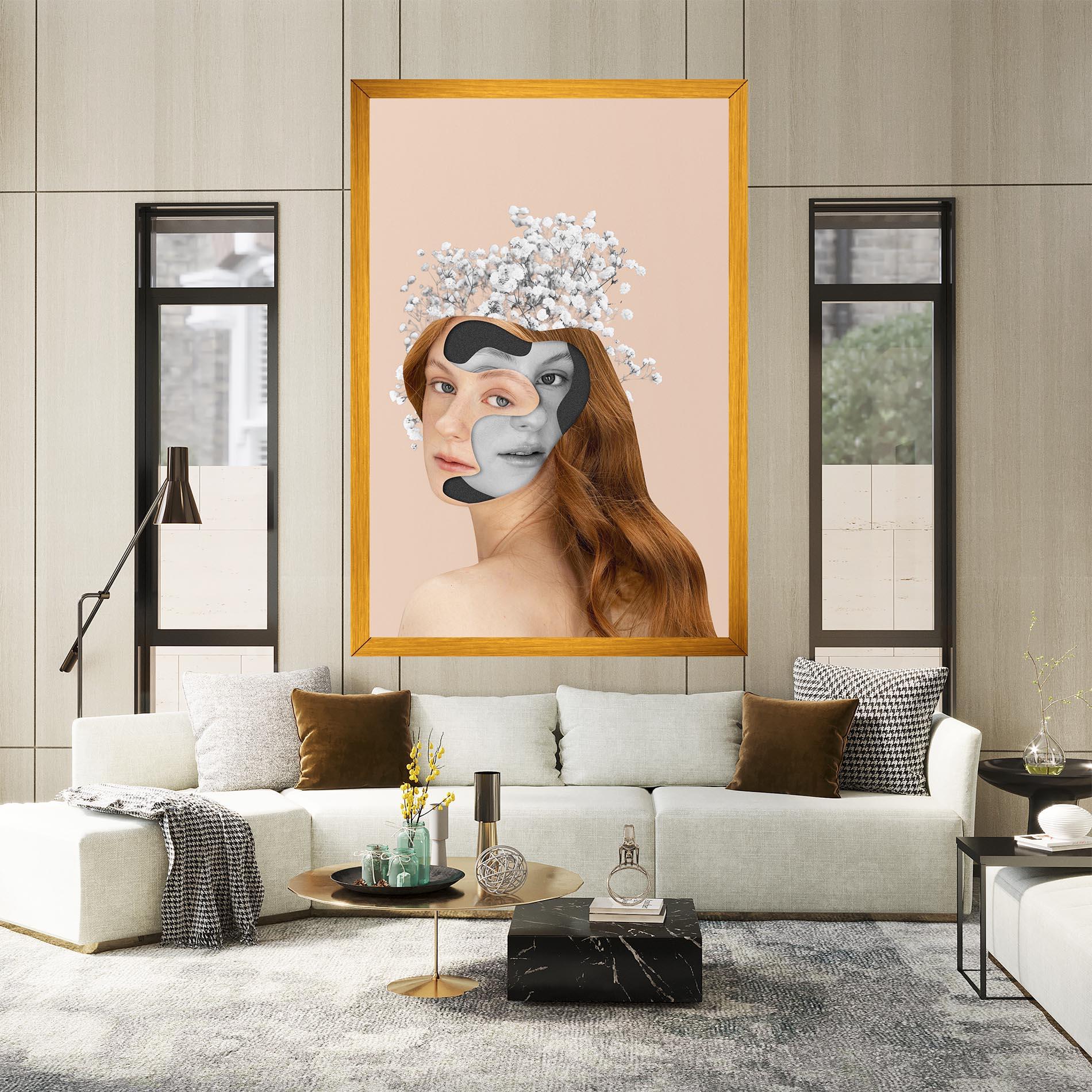 Leinwandbild Abstract Combination mockup 2