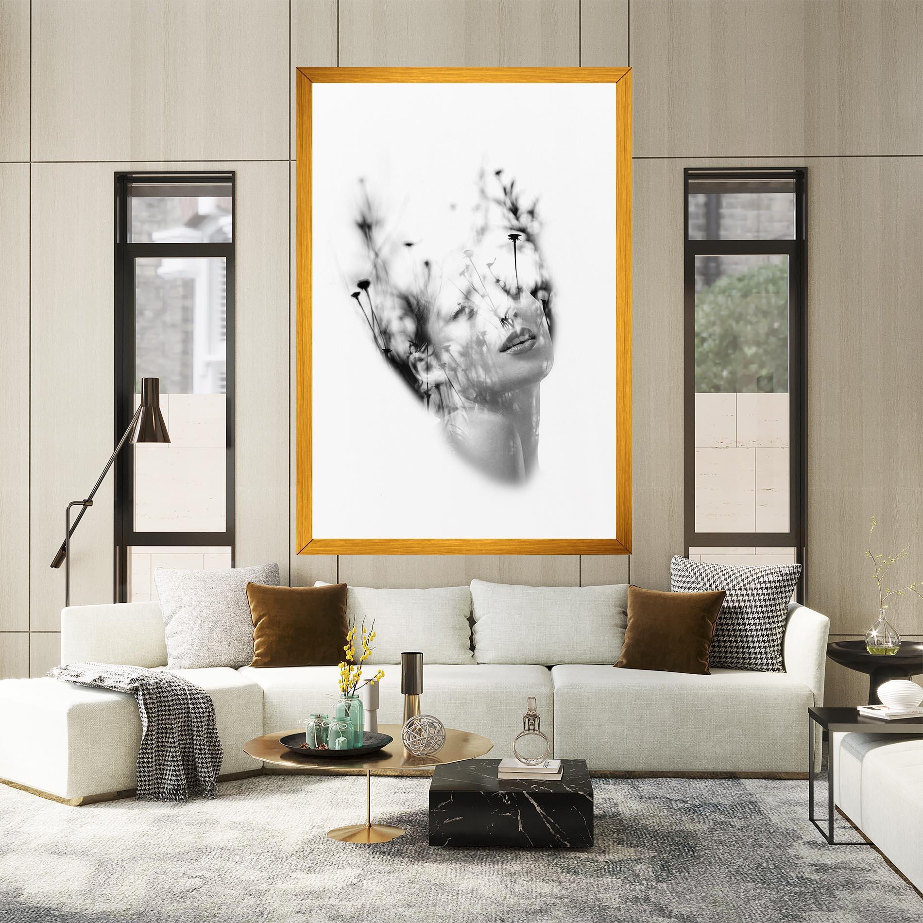 Leinwandbild Nature Woman mockup 2