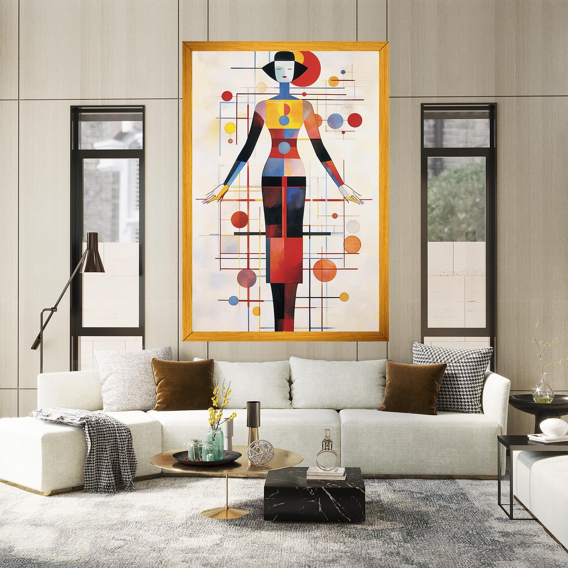 Leinwandbild Poster Woman Artist mockup 2