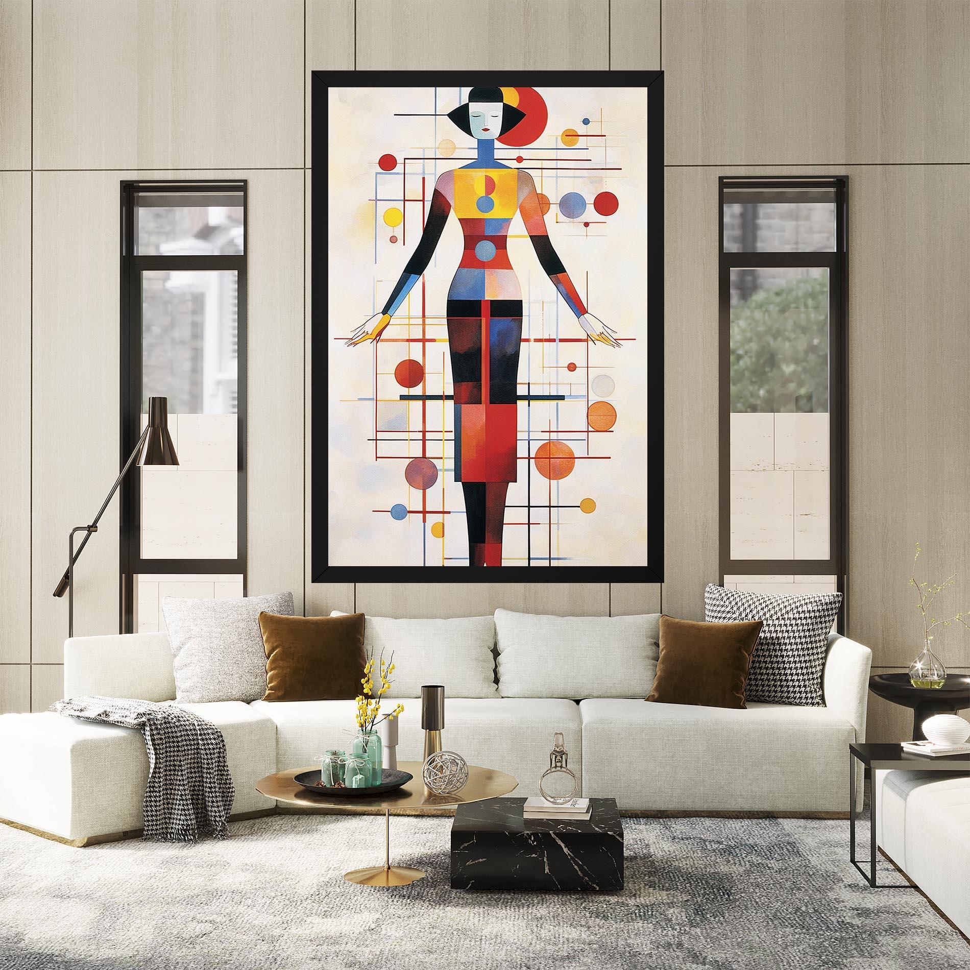 Leinwandbild Poster Woman Artist mockup 2