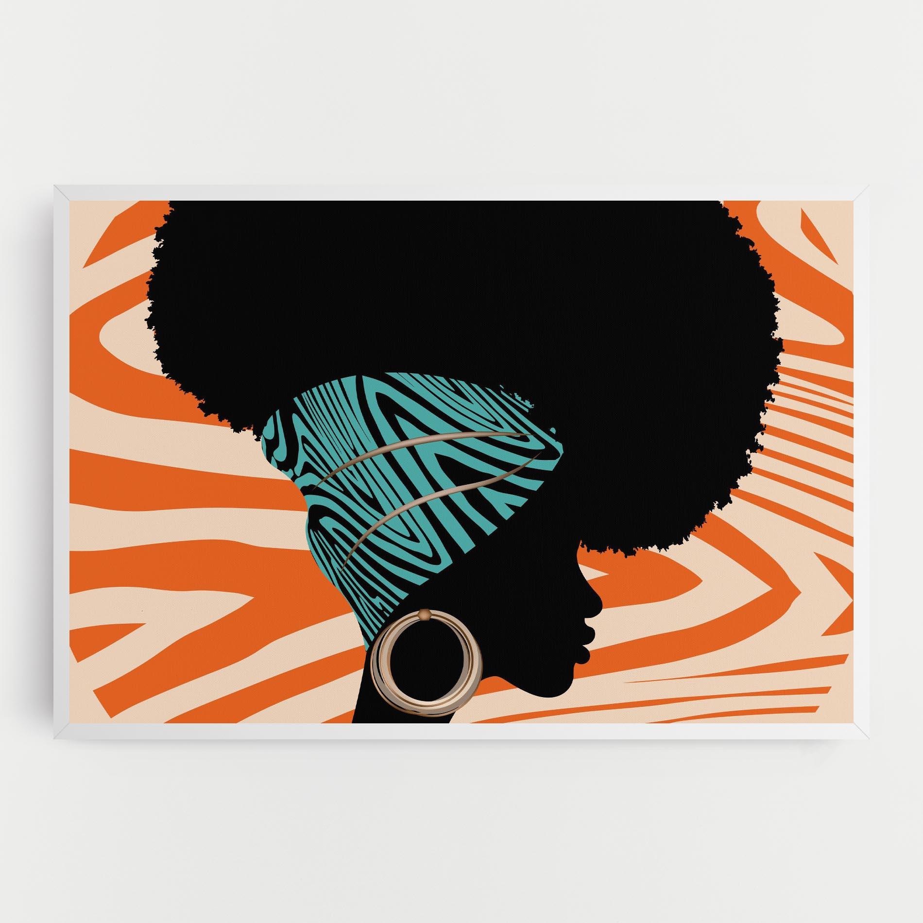 Leinwandbild African Bandana mockup 0