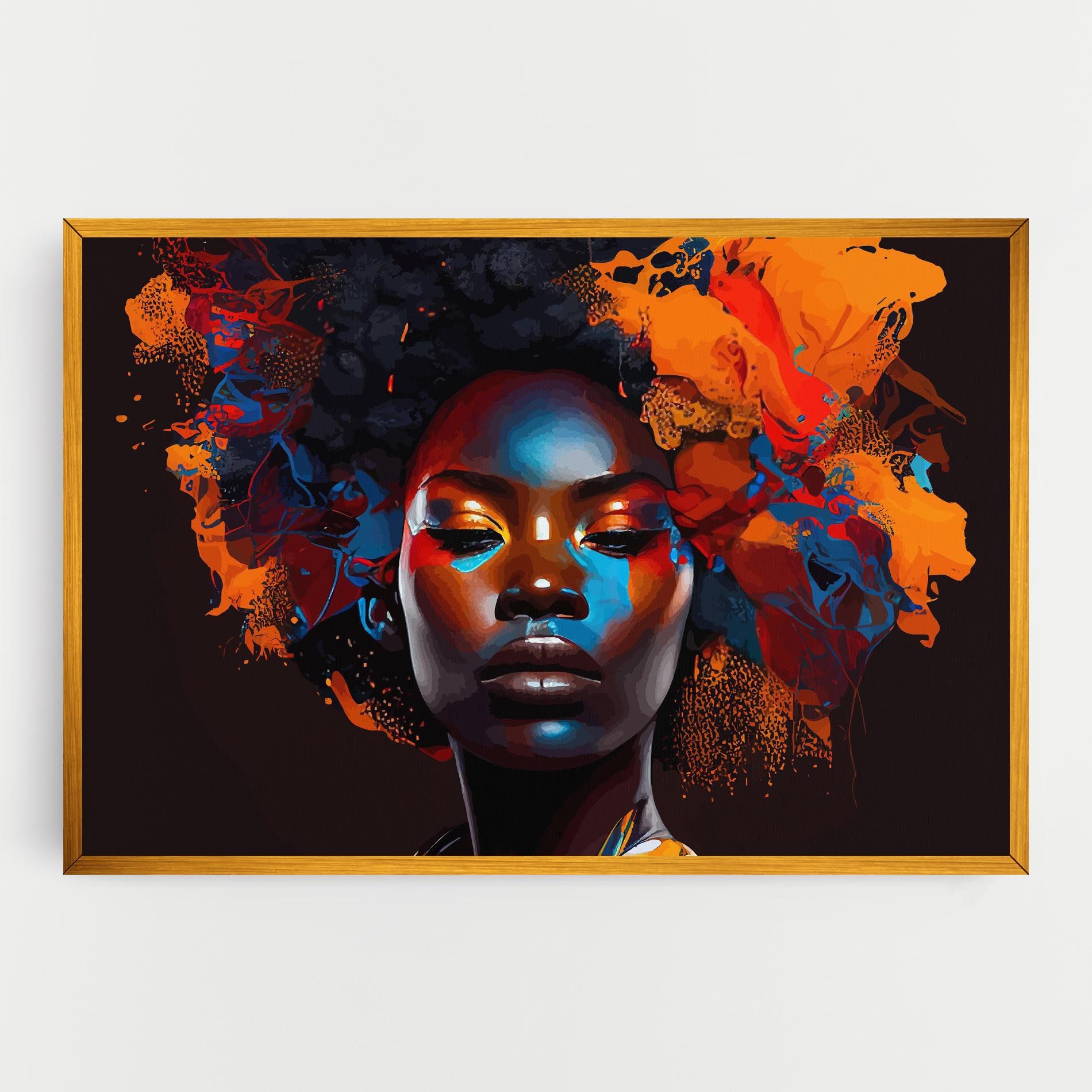 Africat Yellow Hair mockup 0