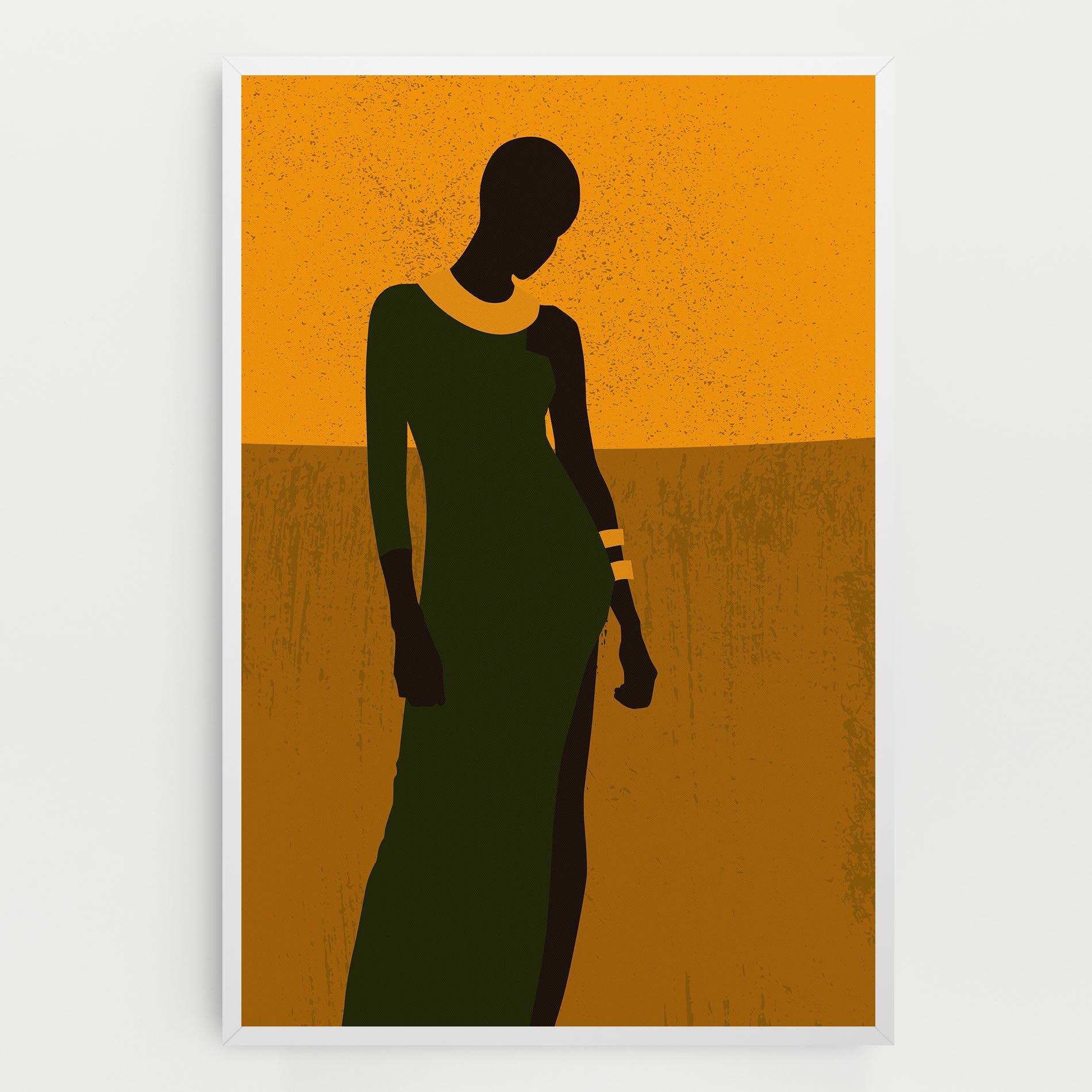 Leinwandbild African Dress mockup 0