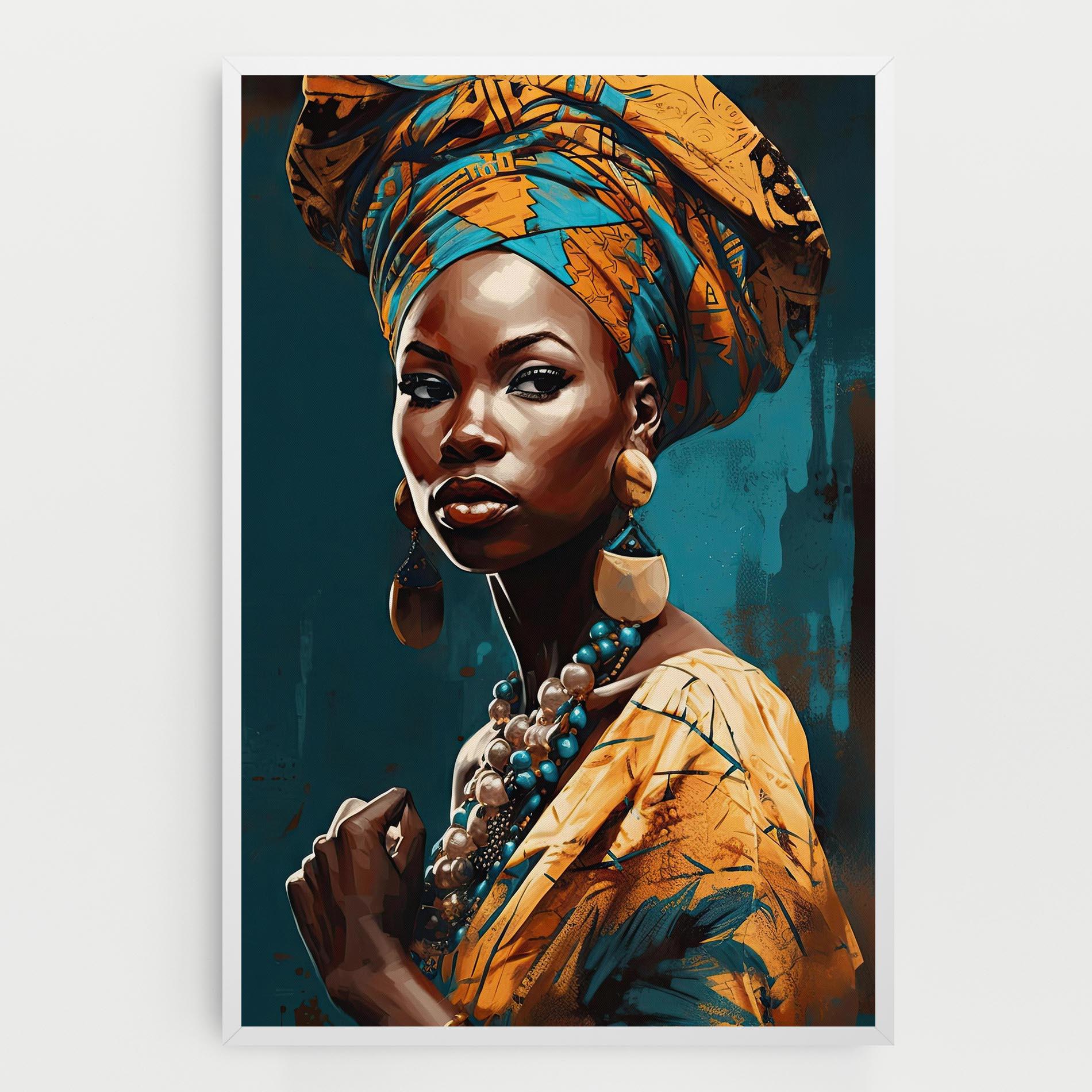 Leinwandbild Azure Chic Woman mockup 0