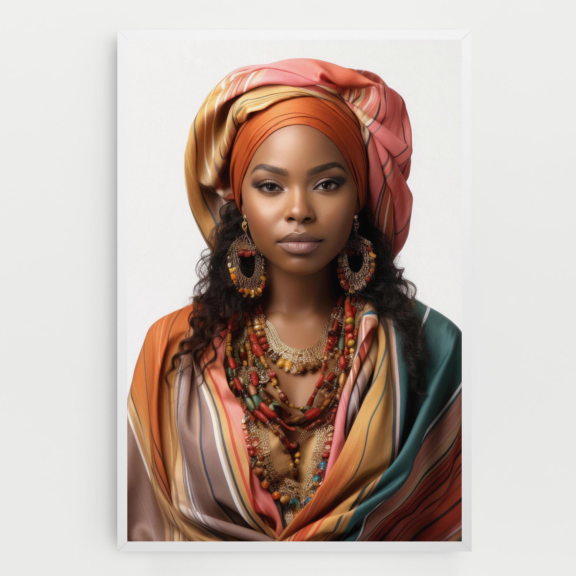 Leinwandbild East African Woman mockup 0
