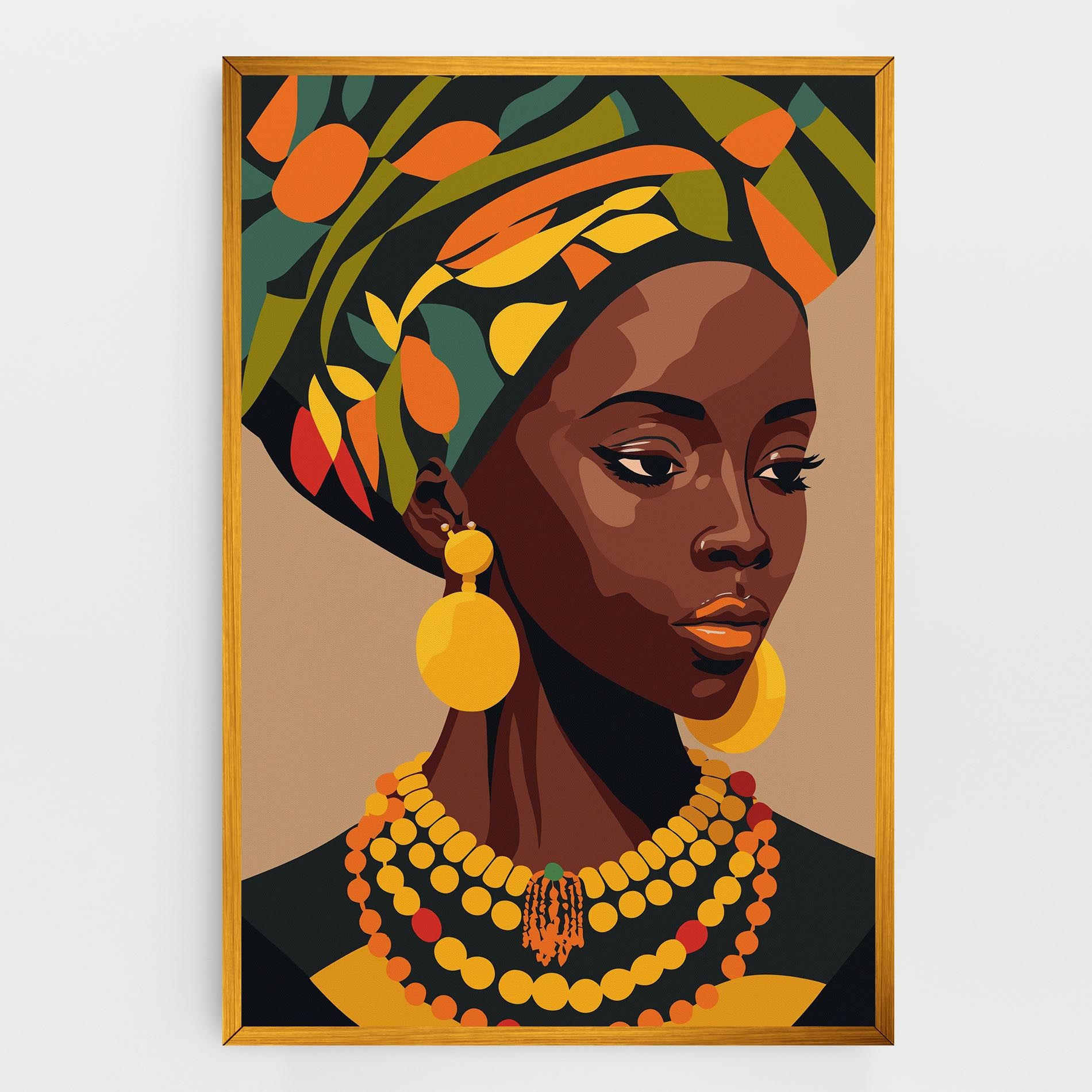 African Earrings mockup 0