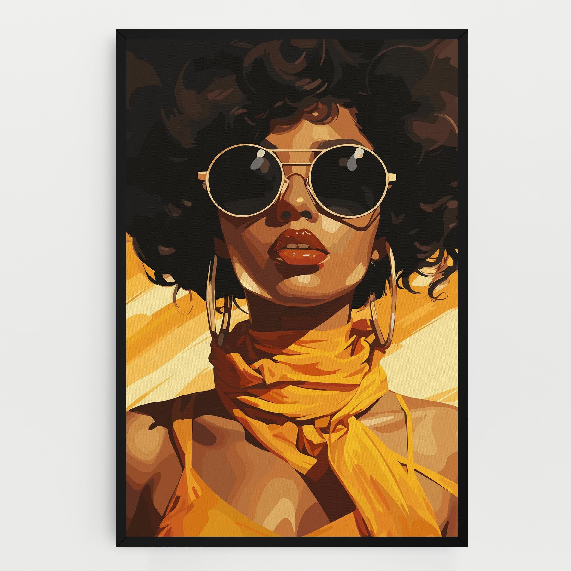 African Yellow Woman mockup 0