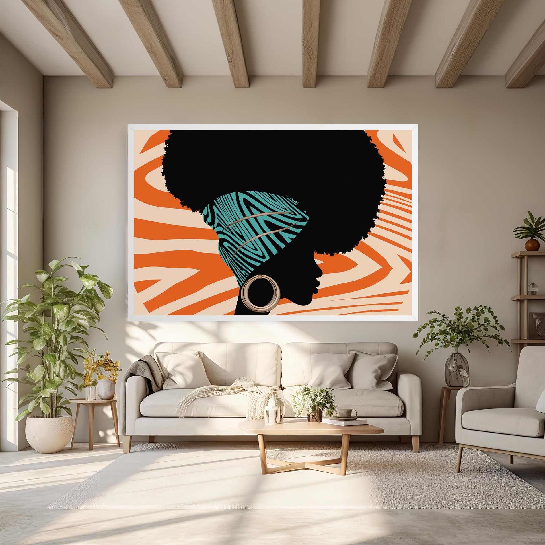 African Bandana mockup 6