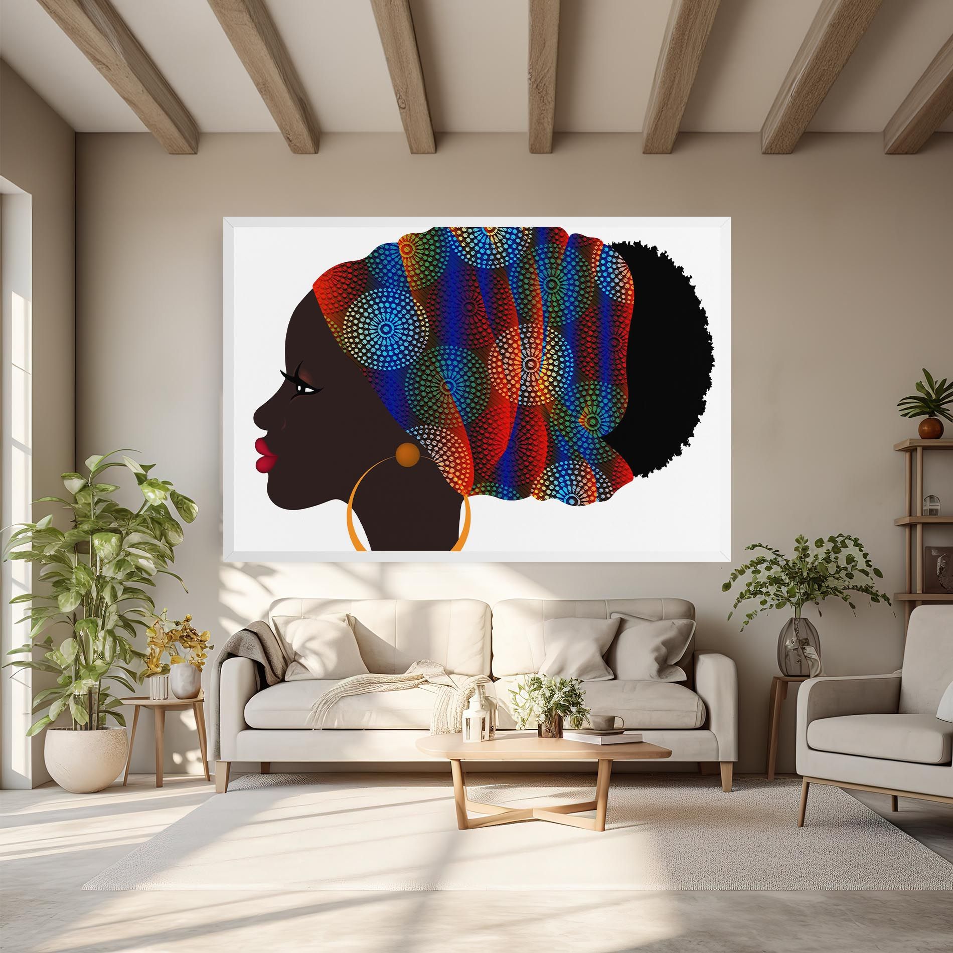 Afro Hairstyle mockup 6