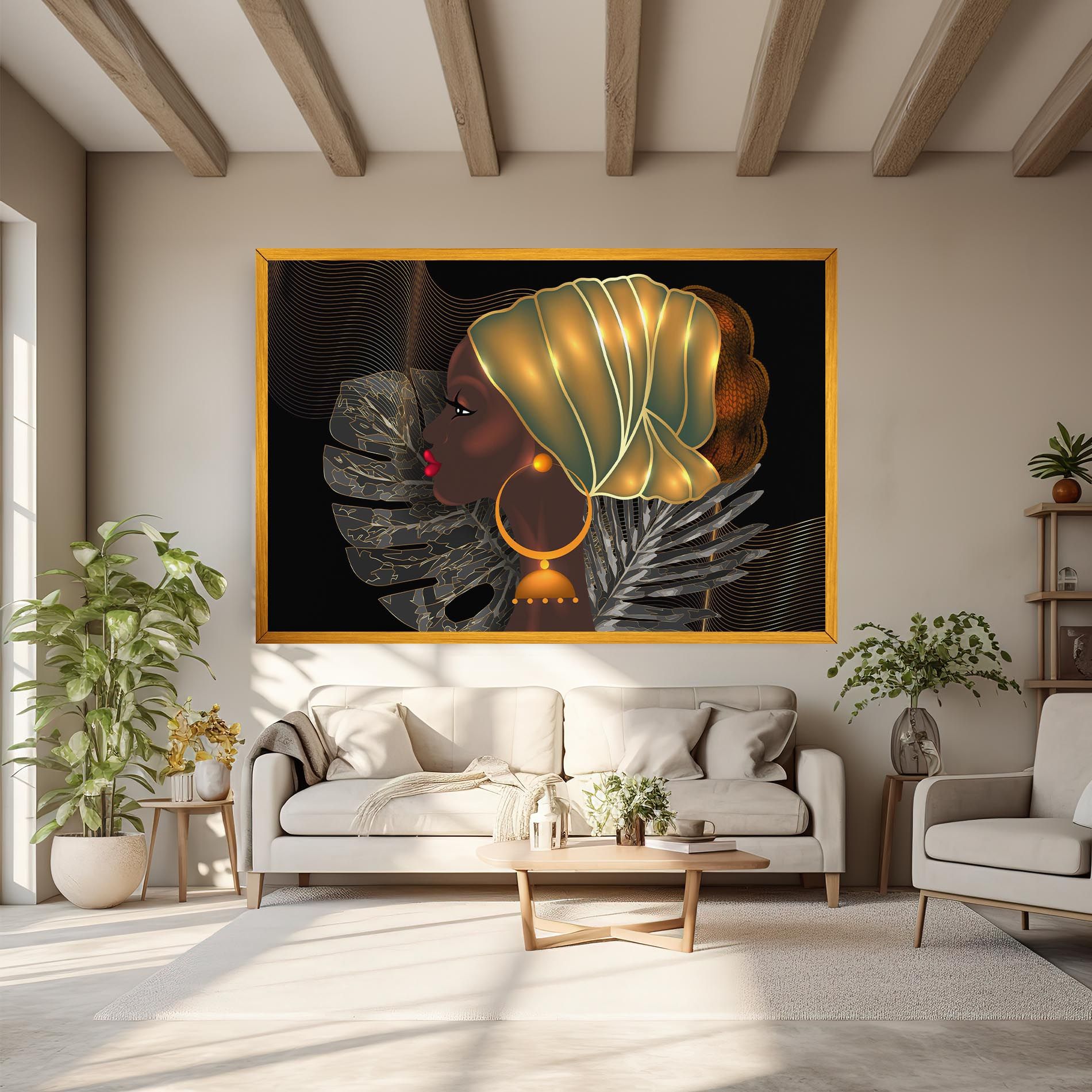 African Gold Leaf mockup 6