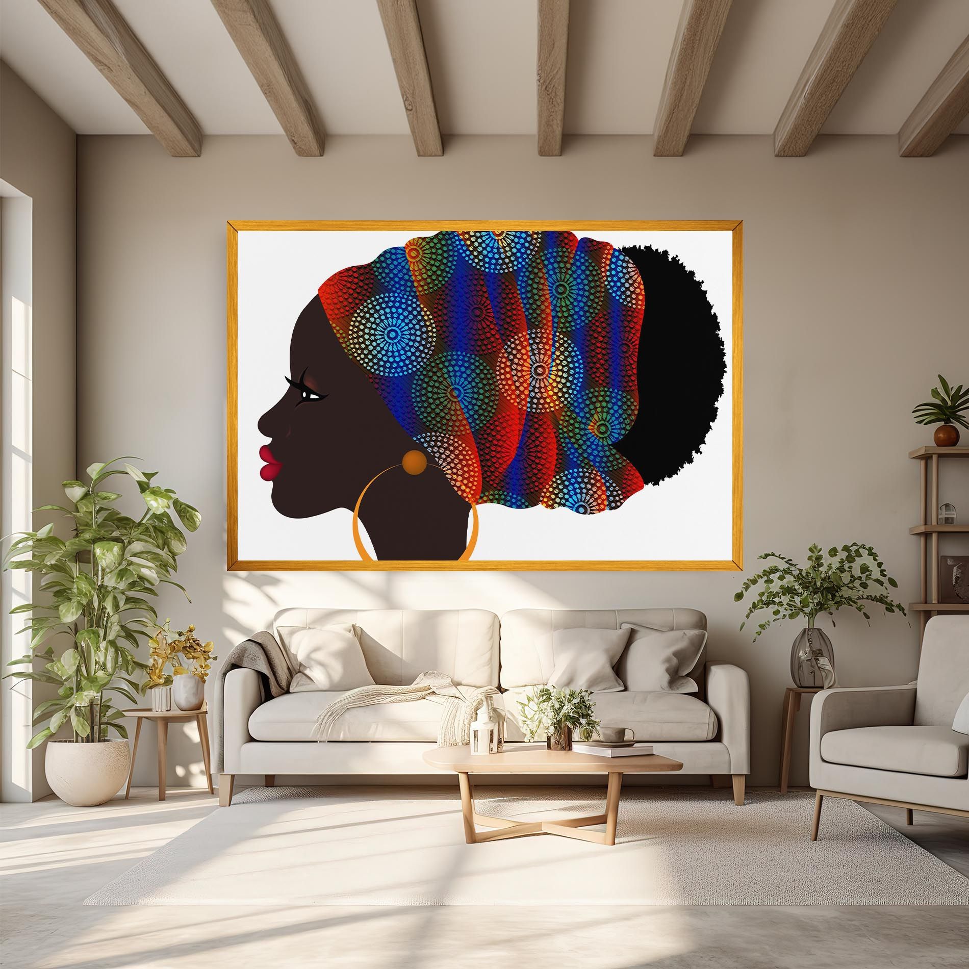 Afro Hairstyle mockup 6