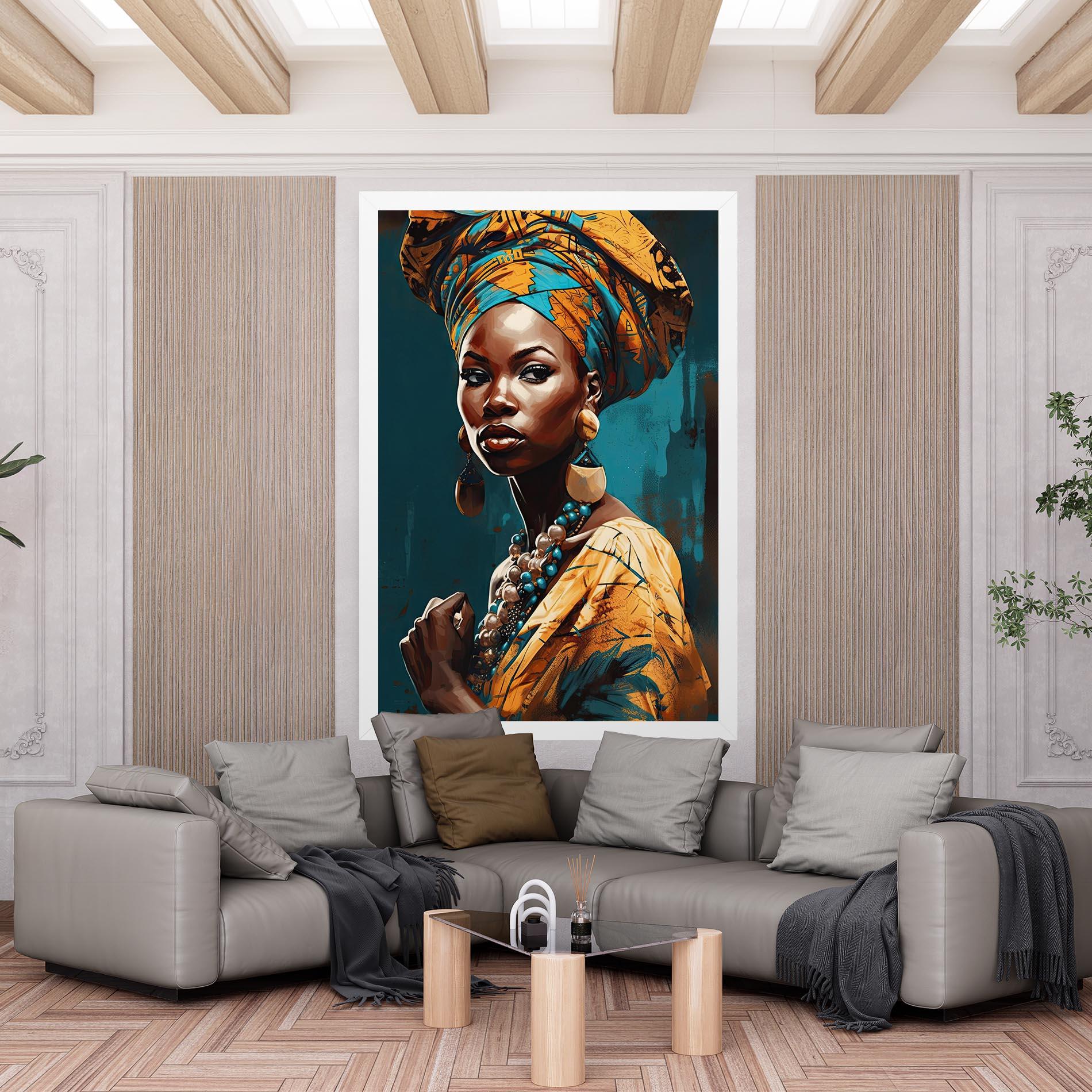 Leinwandbild Azure Chic Woman mockup 6