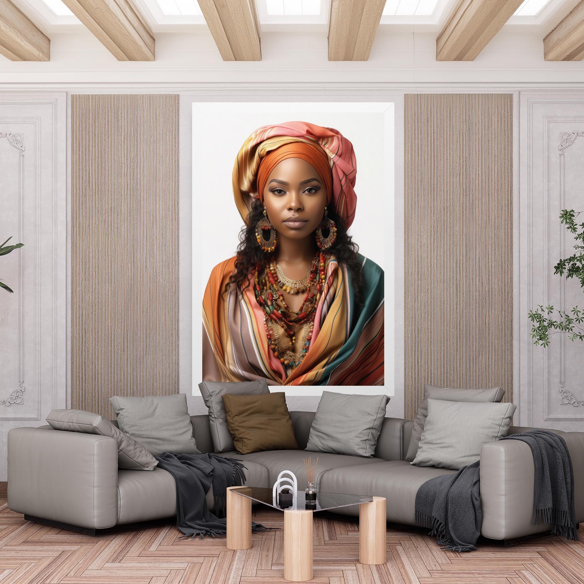 East African Woman mockup 6
