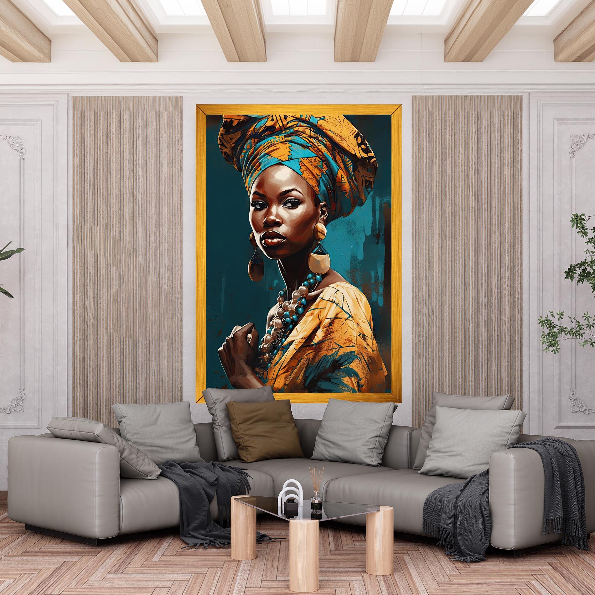 Leinwandbild Azure Chic Woman mockup 6