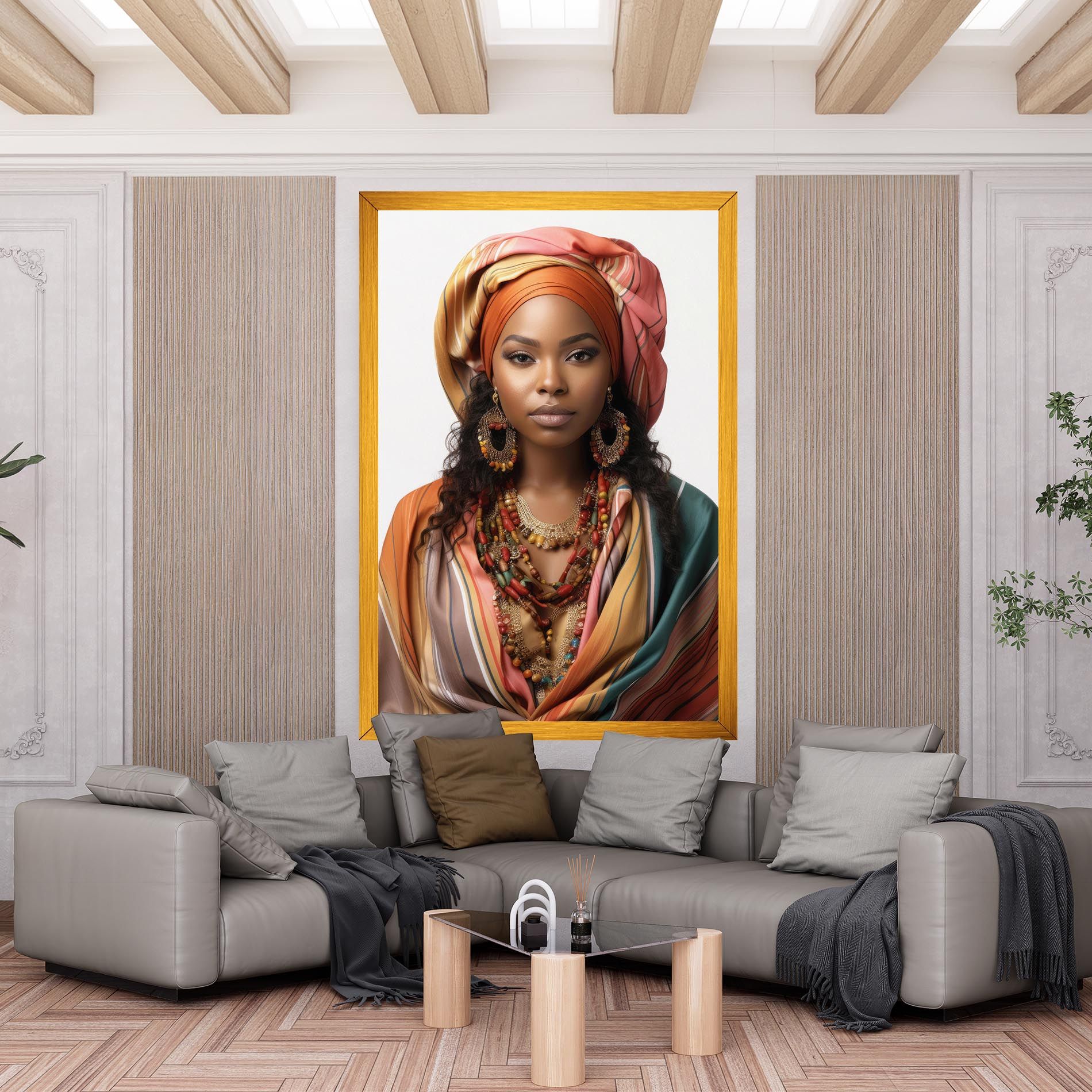 East African Woman mockup 6