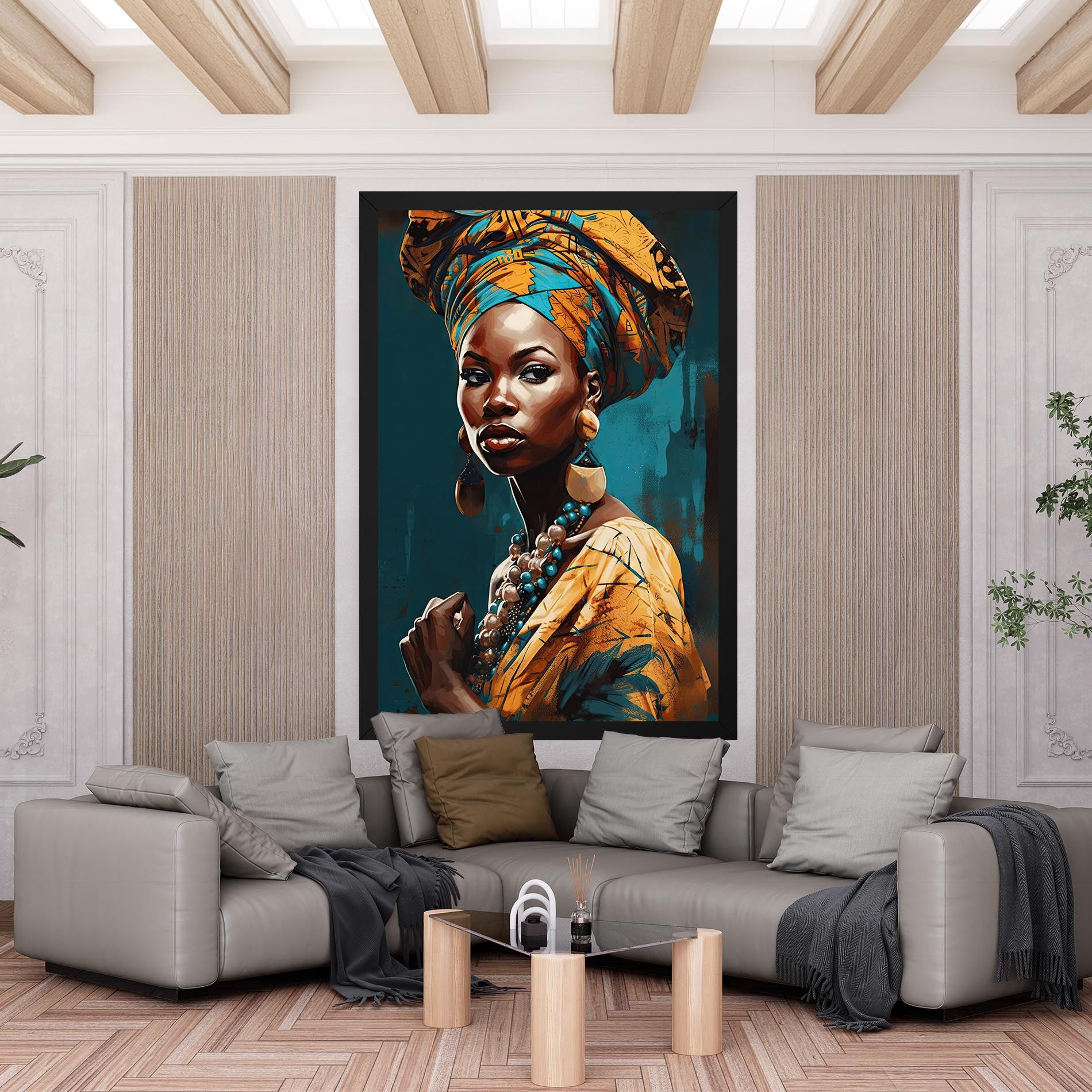 Azure Chic Woman mockup 6