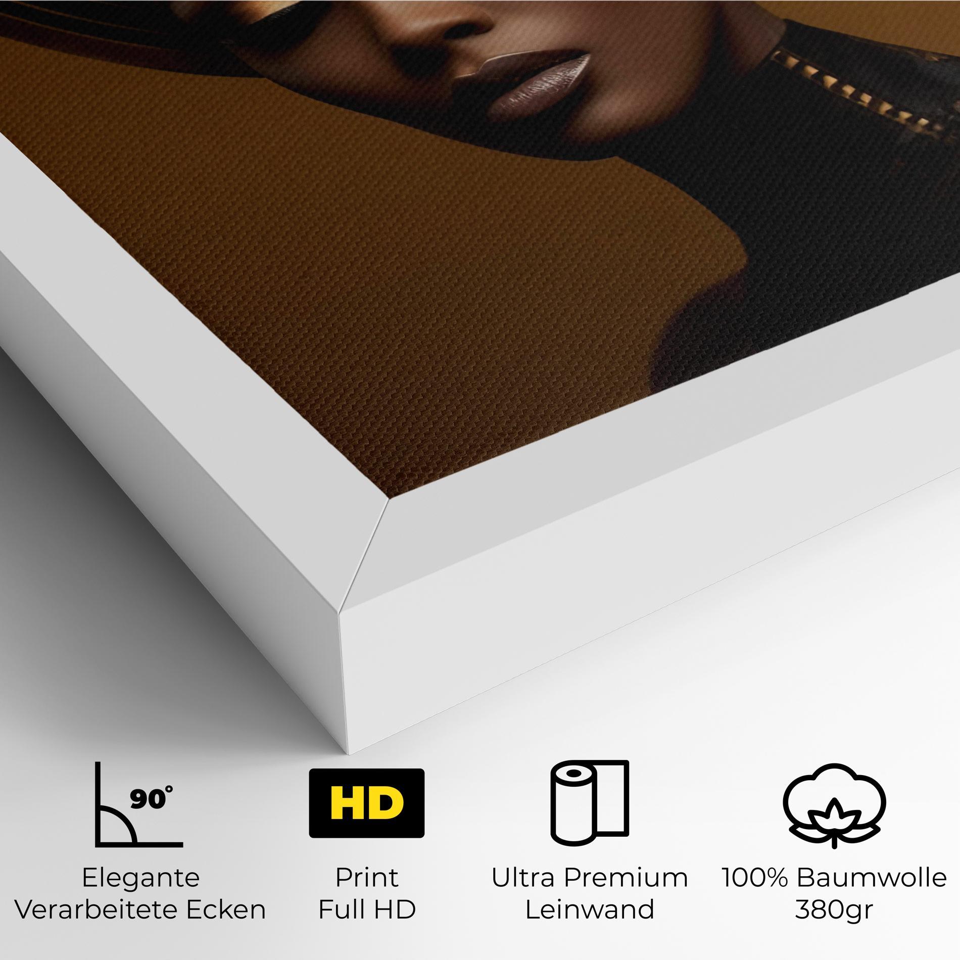 Leinwandbild African Abstract Art mockup 4