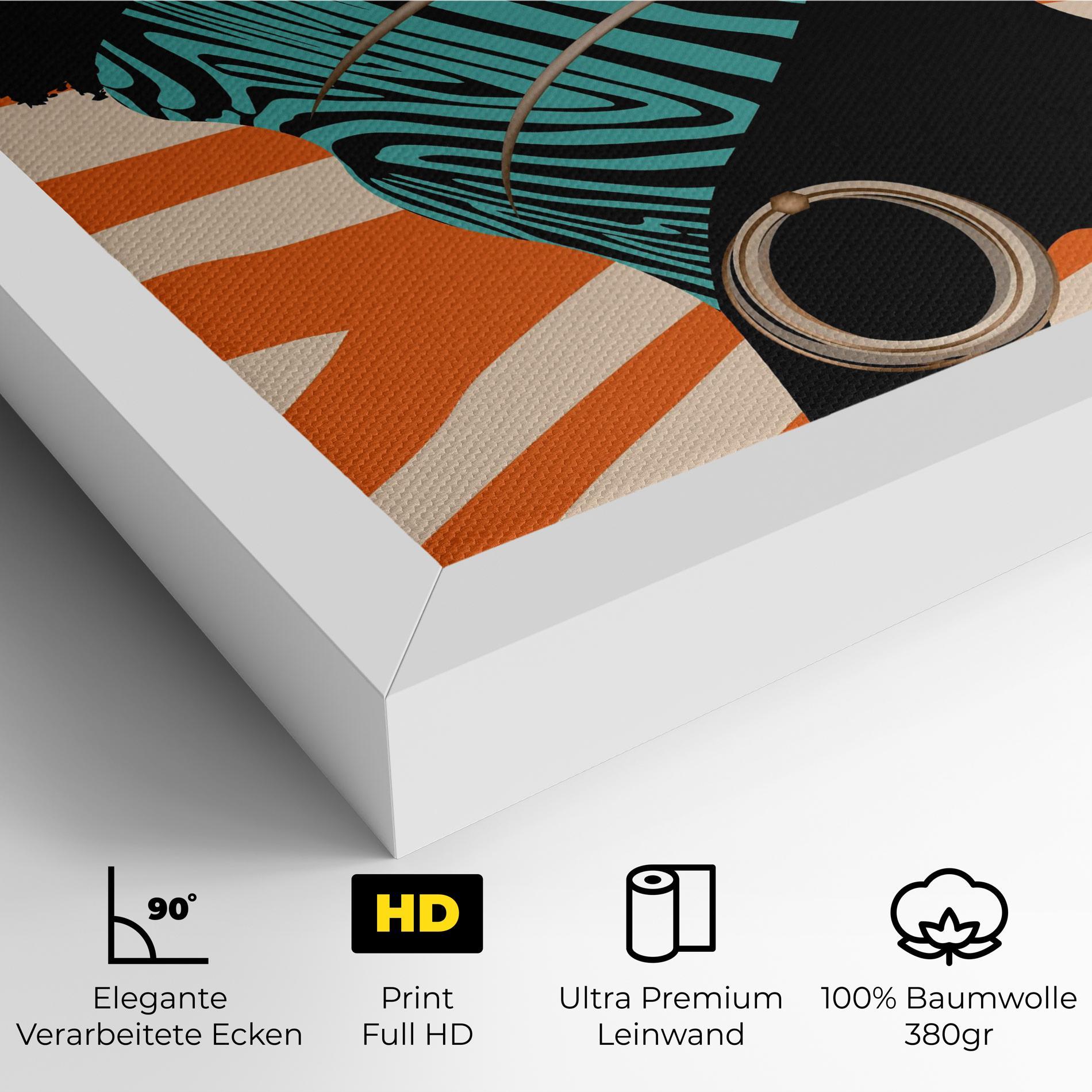 Leinwandbild African Bandana mockup 4