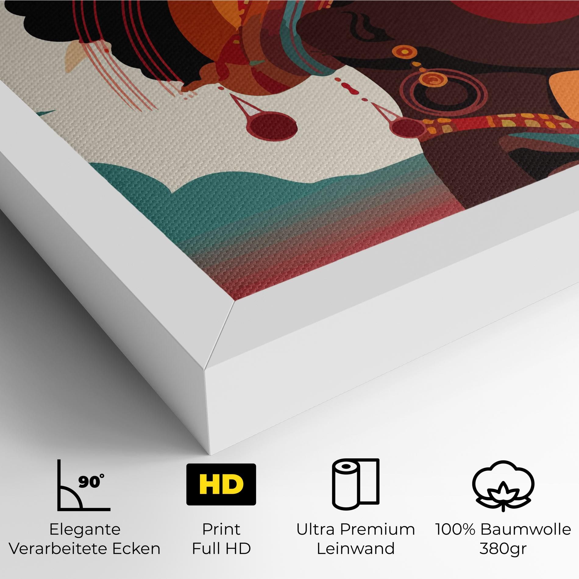 African Lady Art mockup 4