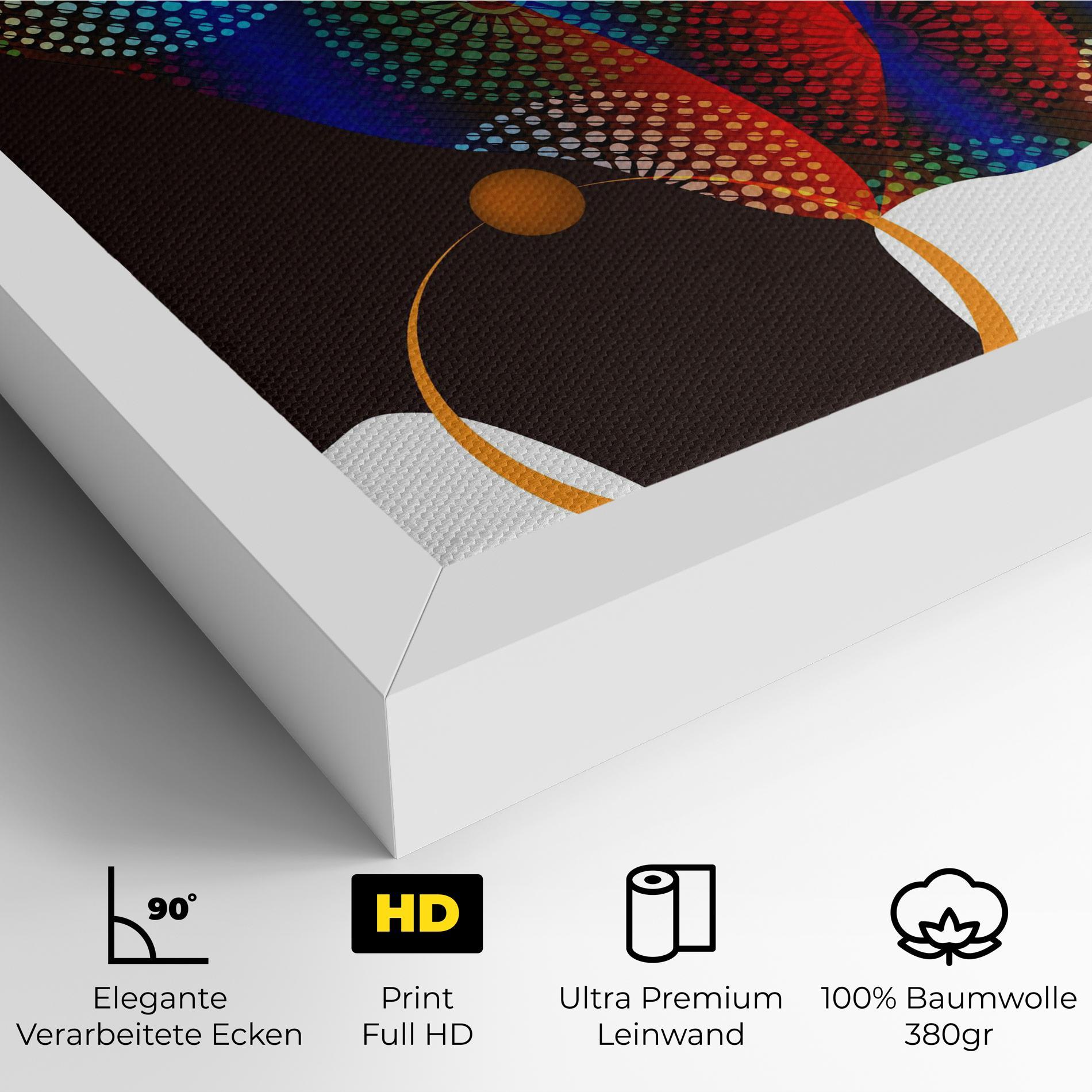 Leinwandbild Afro Hairstyle mockup 4