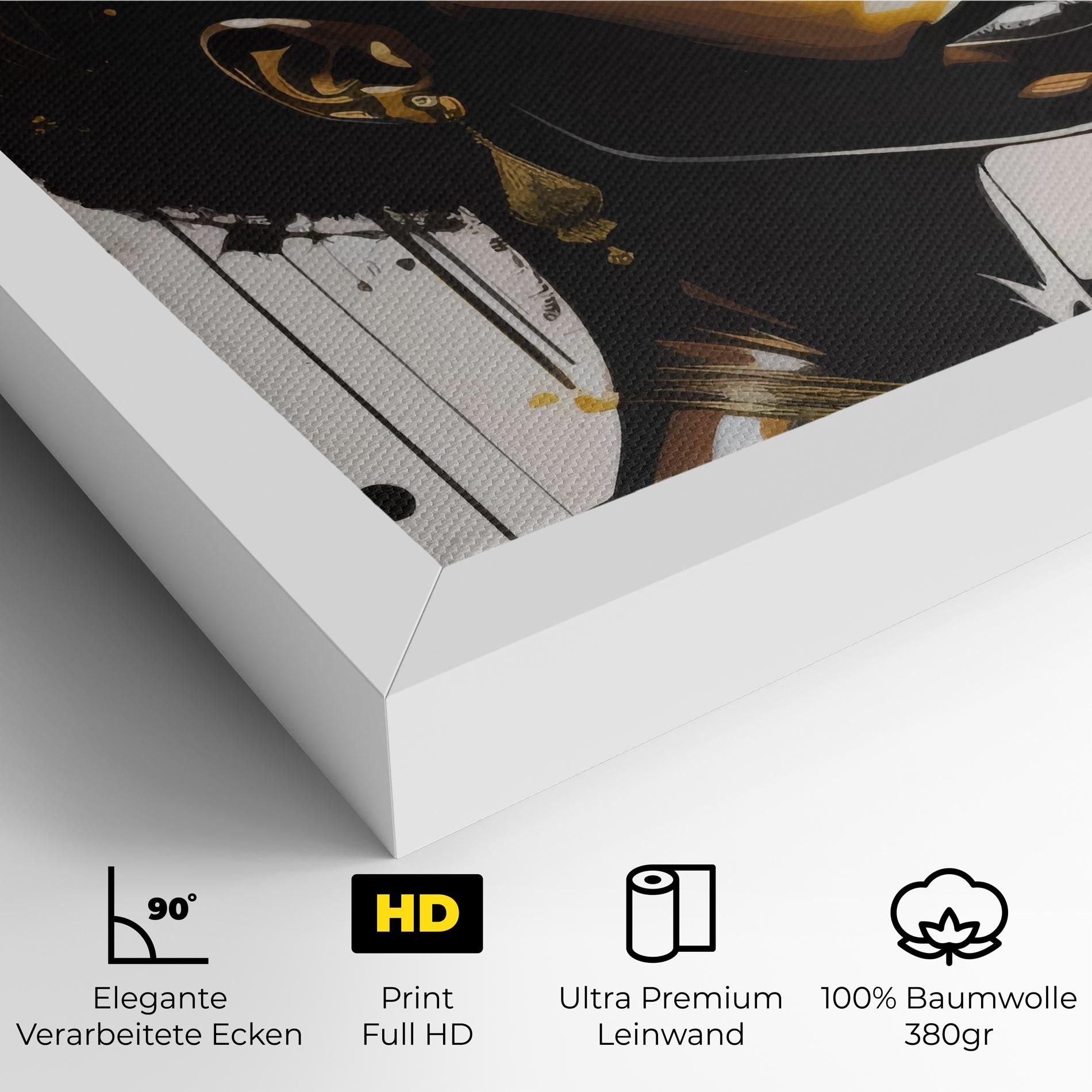 Gold African Woman mockup 4