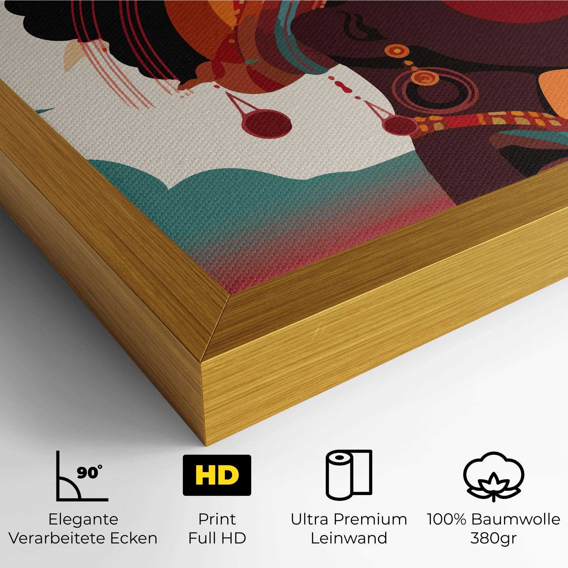 African Lady Art mockup 4