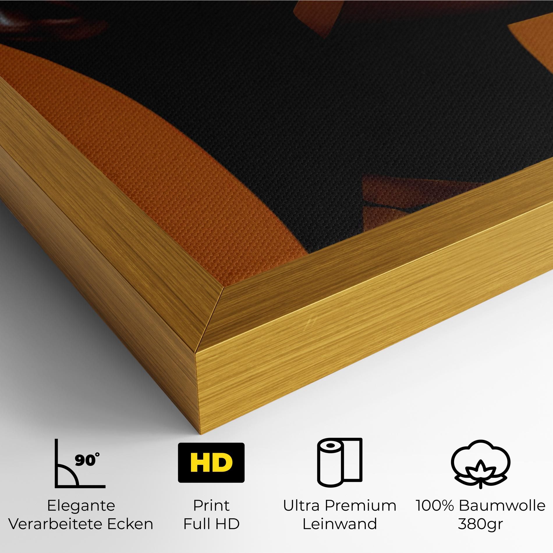 African Woman On Orange mockup 4