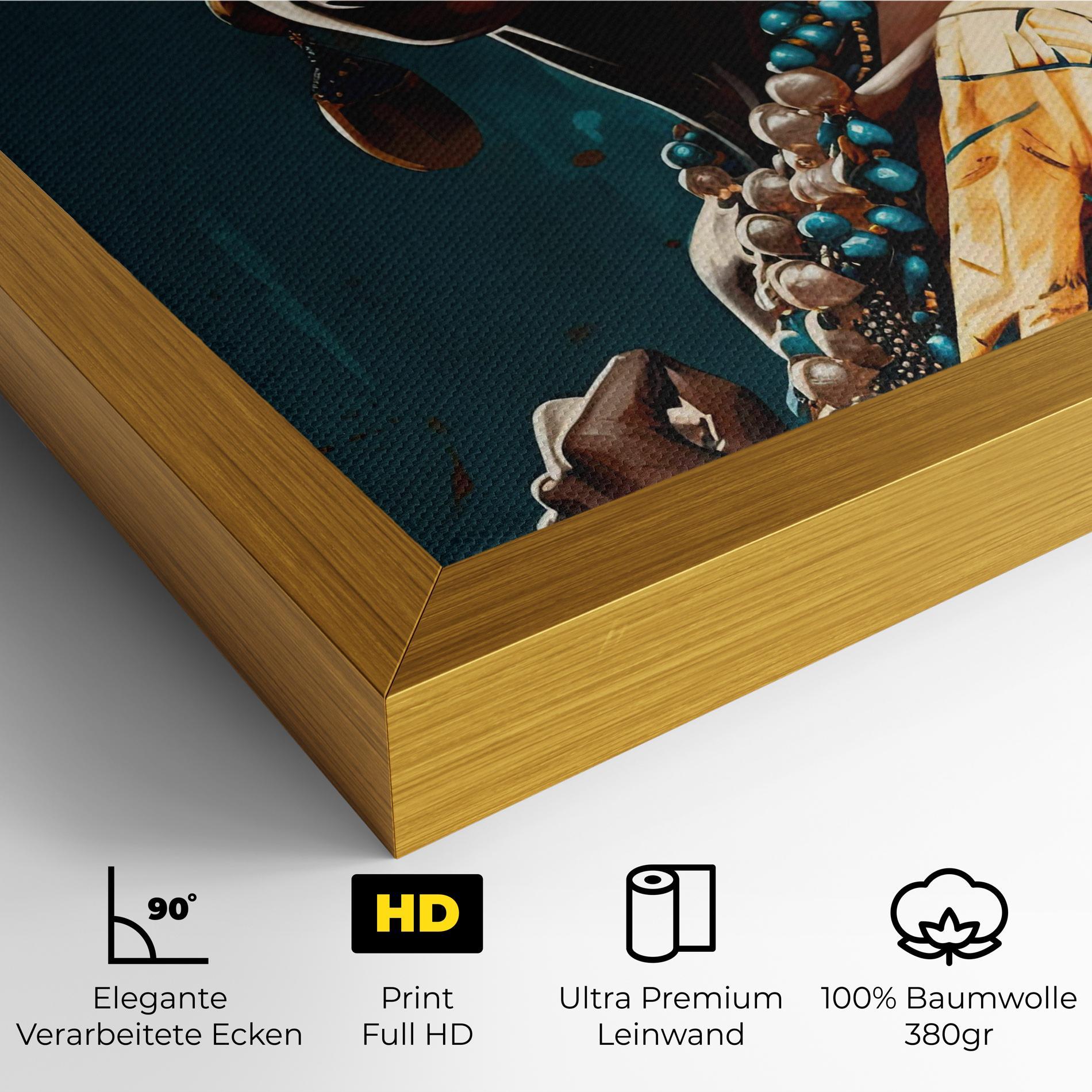 Leinwandbild Azure Chic Woman mockup 4