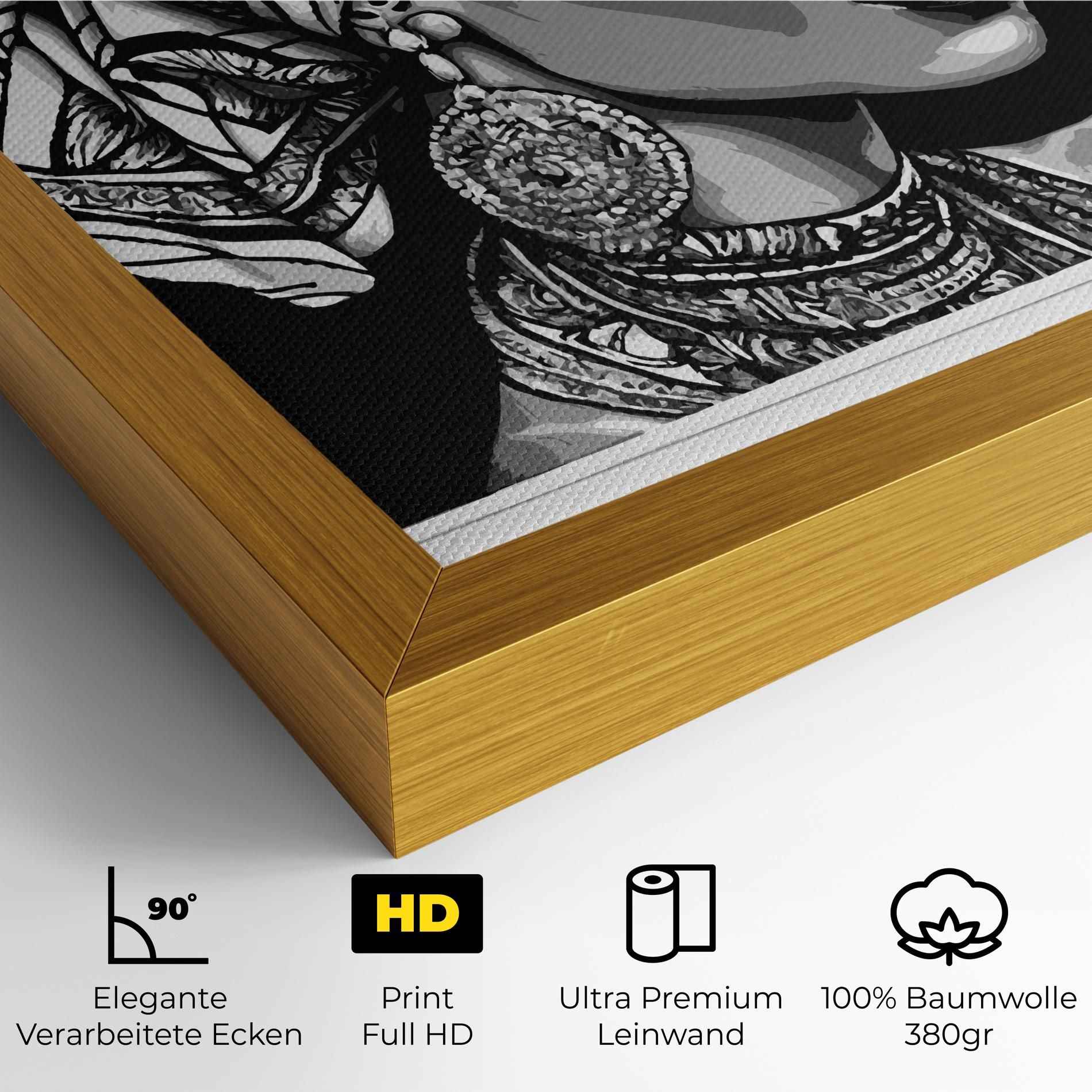 Beautiful African Lady mockup 4