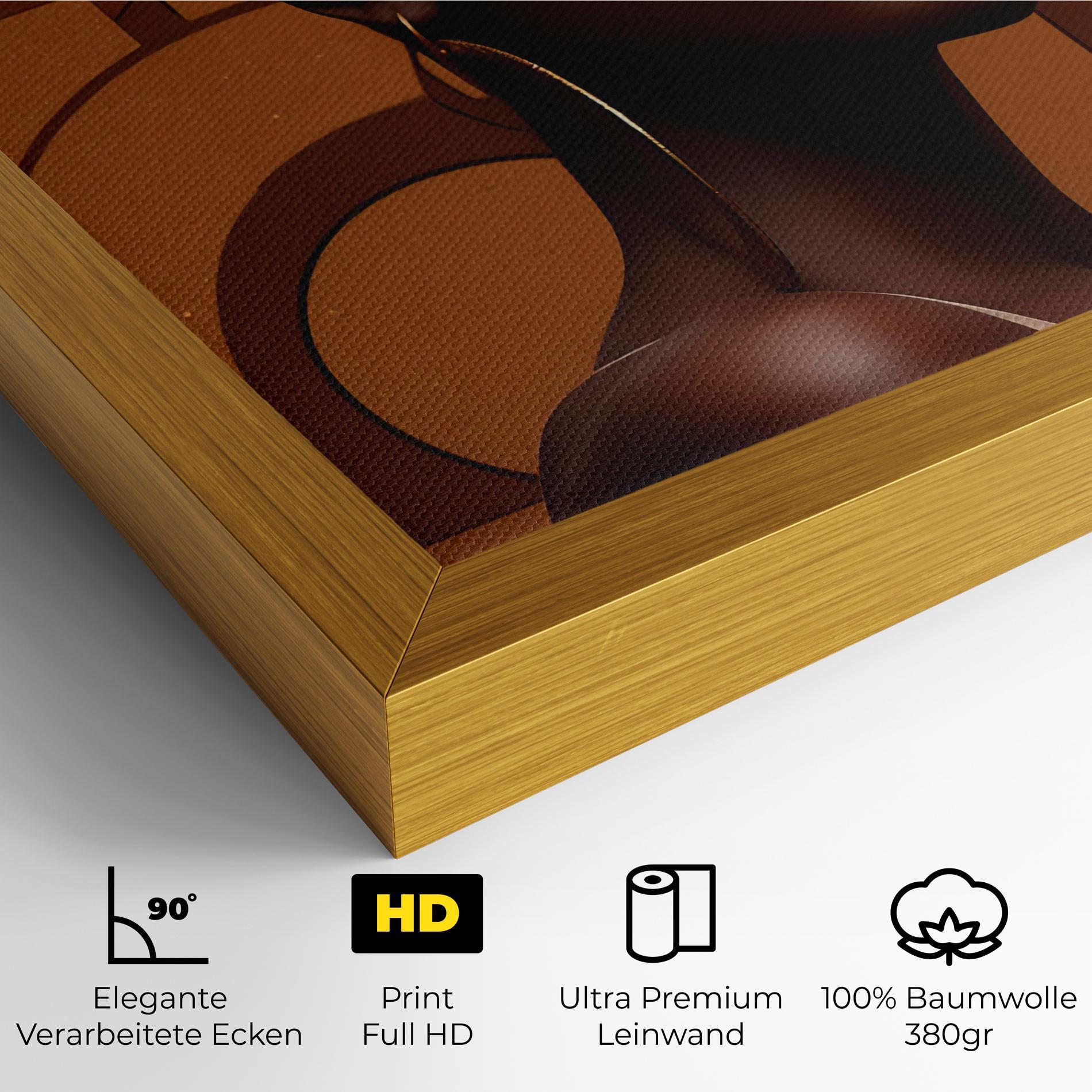 Leinwandbild Interesting African Makeup mockup 4