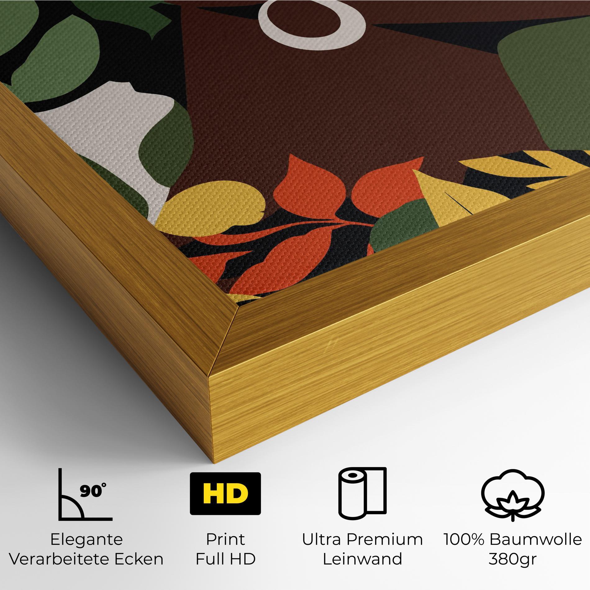 Leinwandbild Yellow Leaf Africa mockup 4
