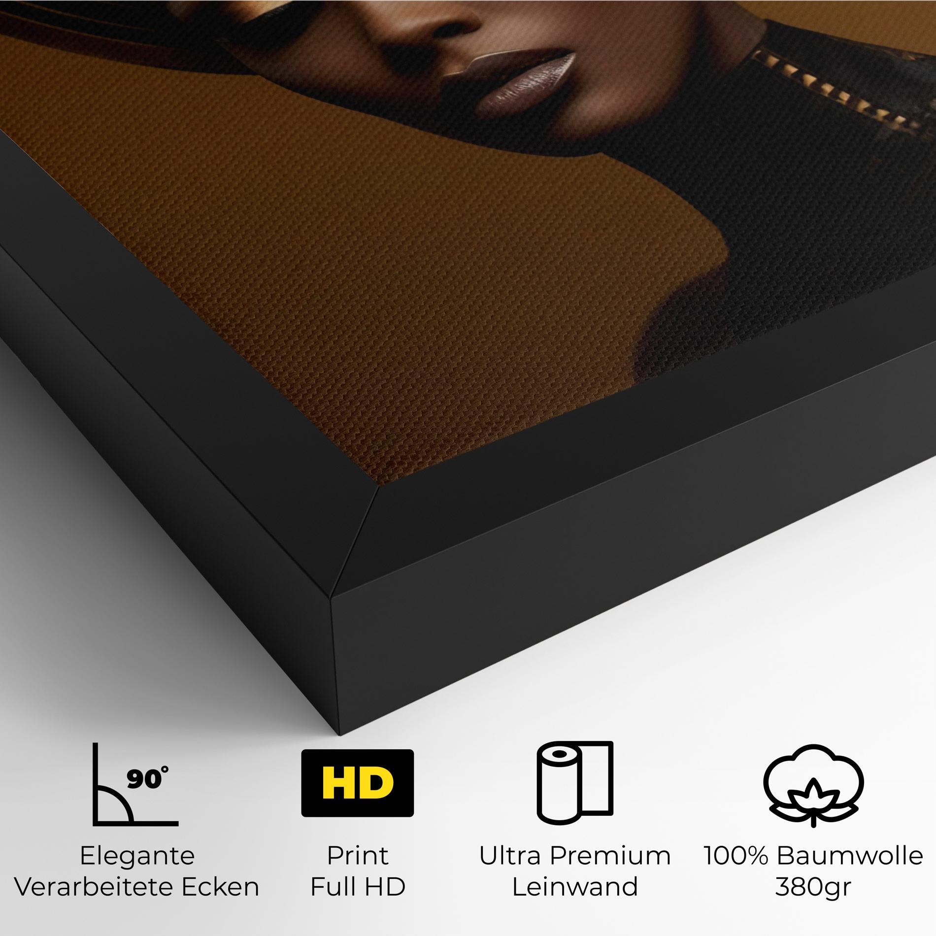 Leinwandbild African Abstract Art mockup 4