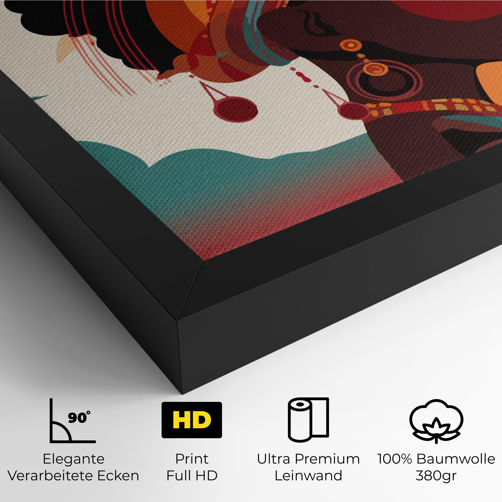 African Lady Art mockup 4