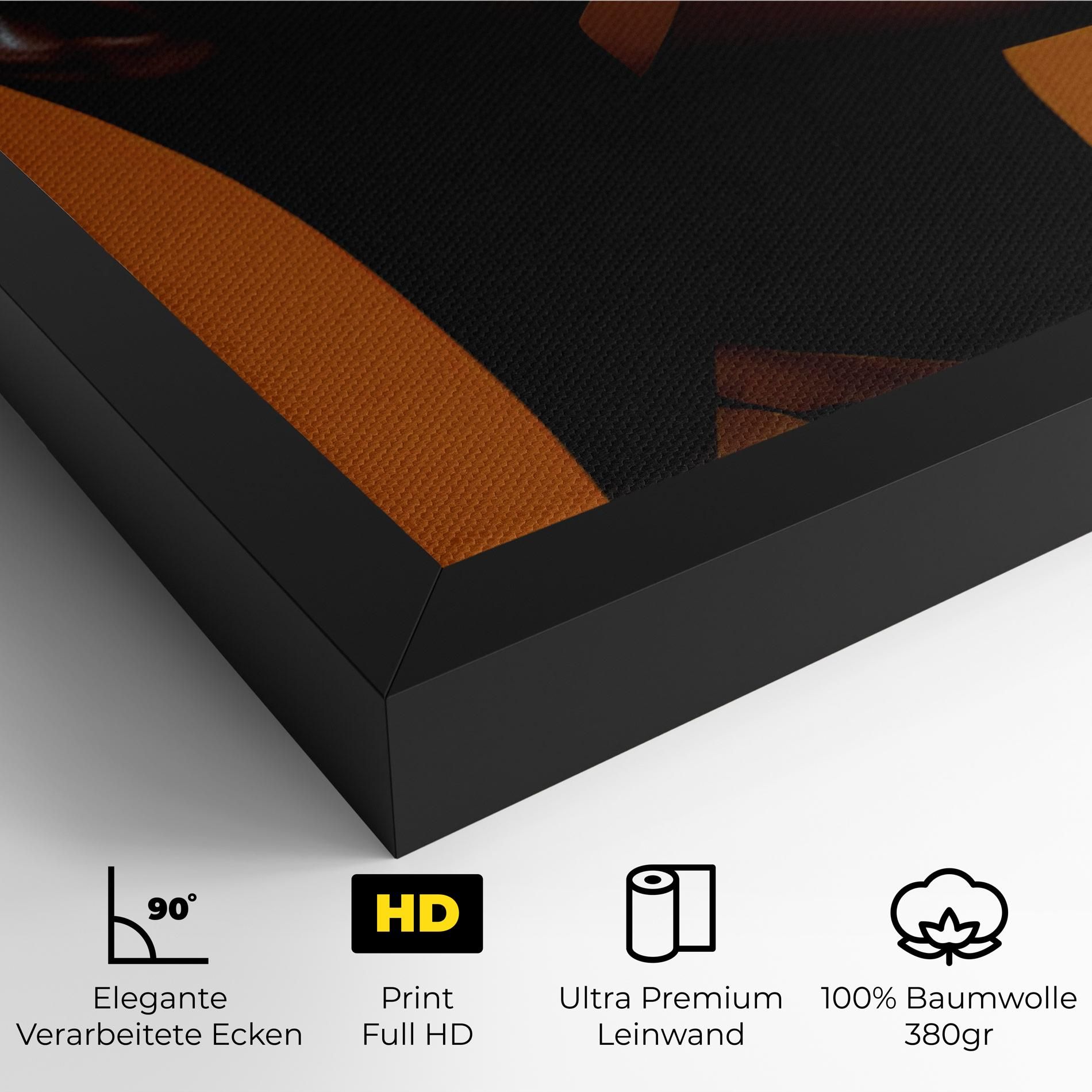 African Woman On Orange mockup 4