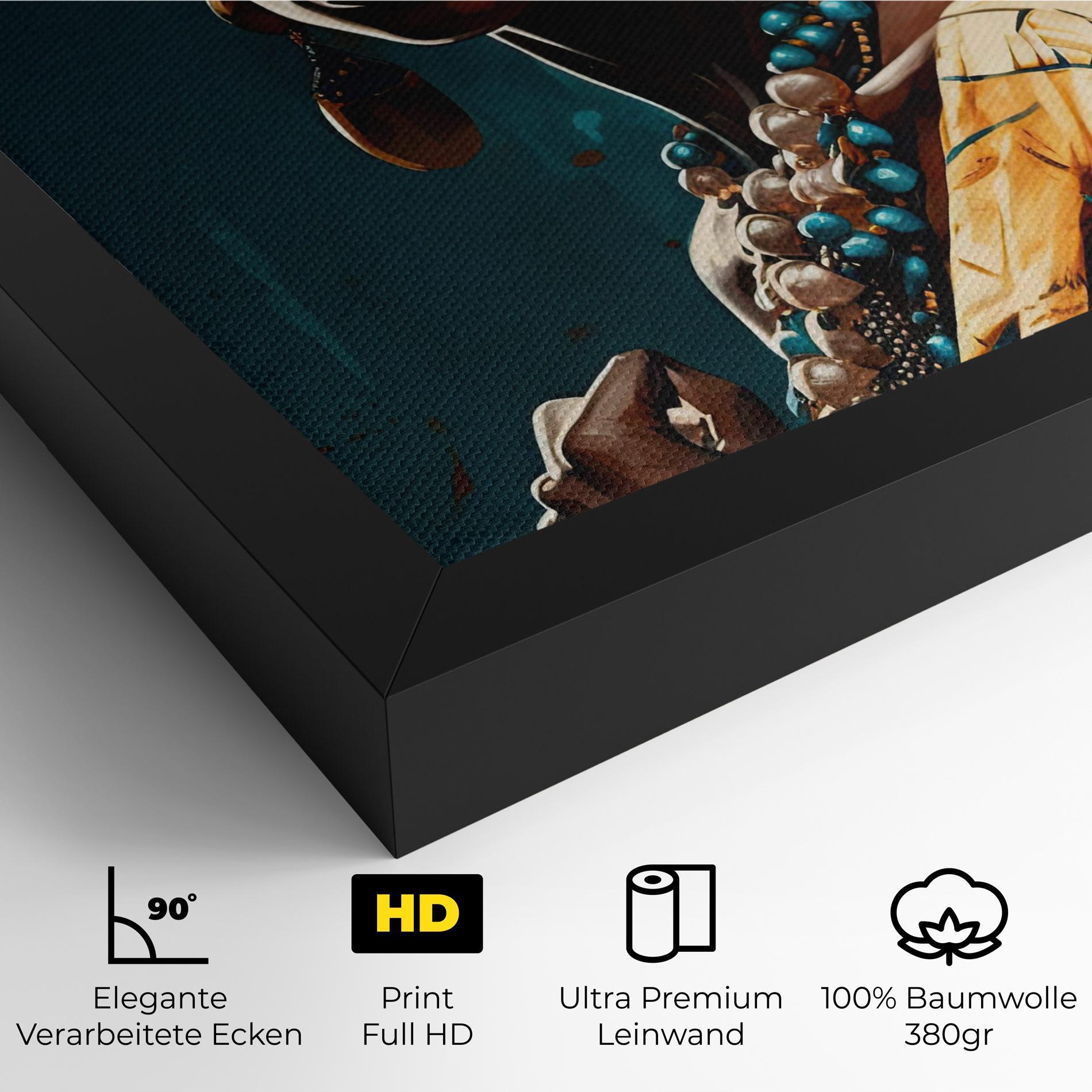 Leinwandbild Azure Chic Woman mockup 4