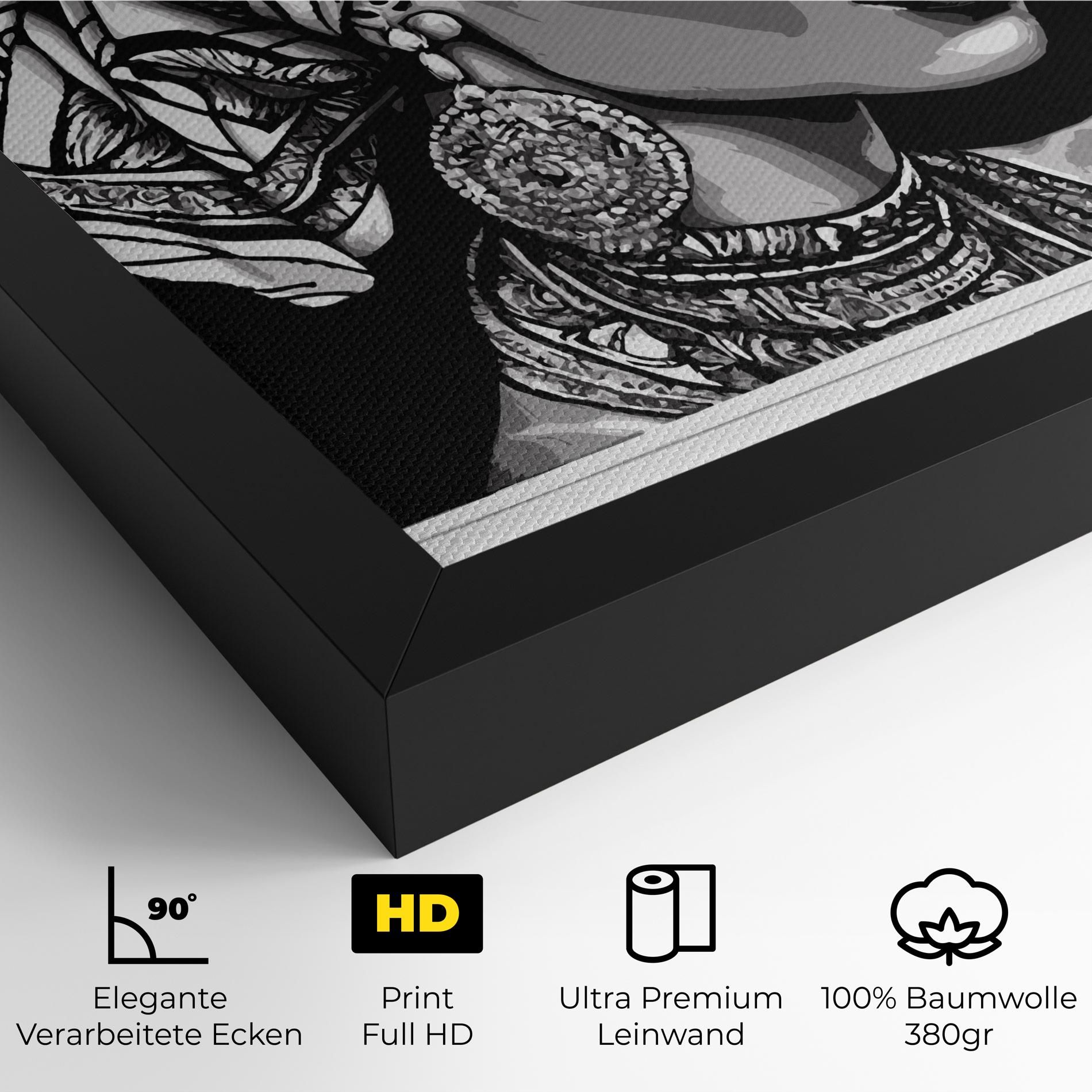 Beautiful African Lady mockup 4