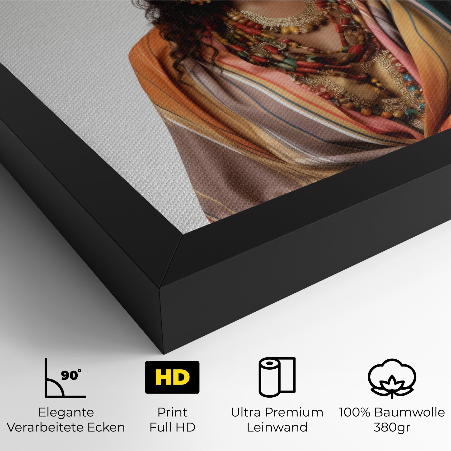 Leinwandbild East African Woman mockup 4