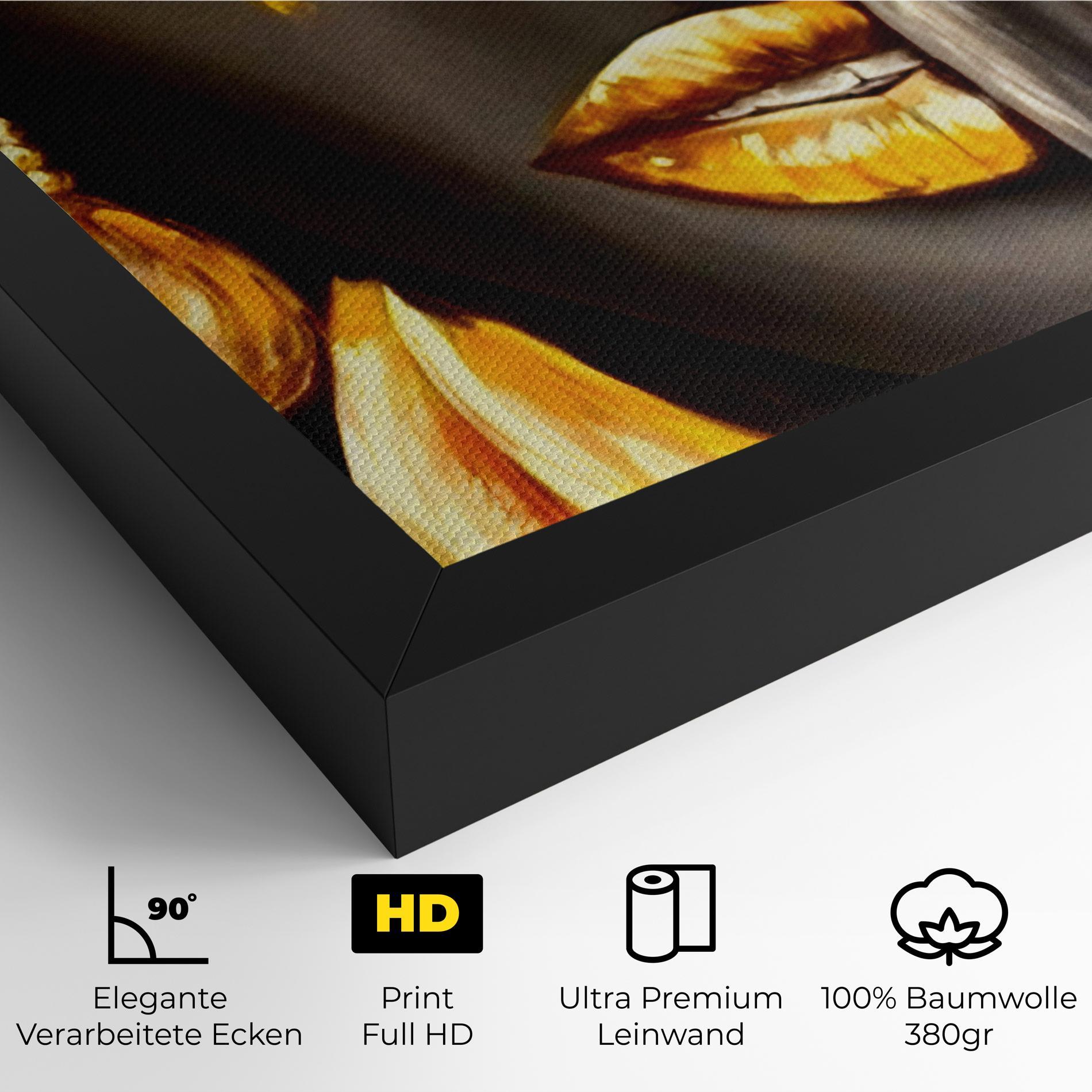 Leinwandbild Golden African Women mockup 4