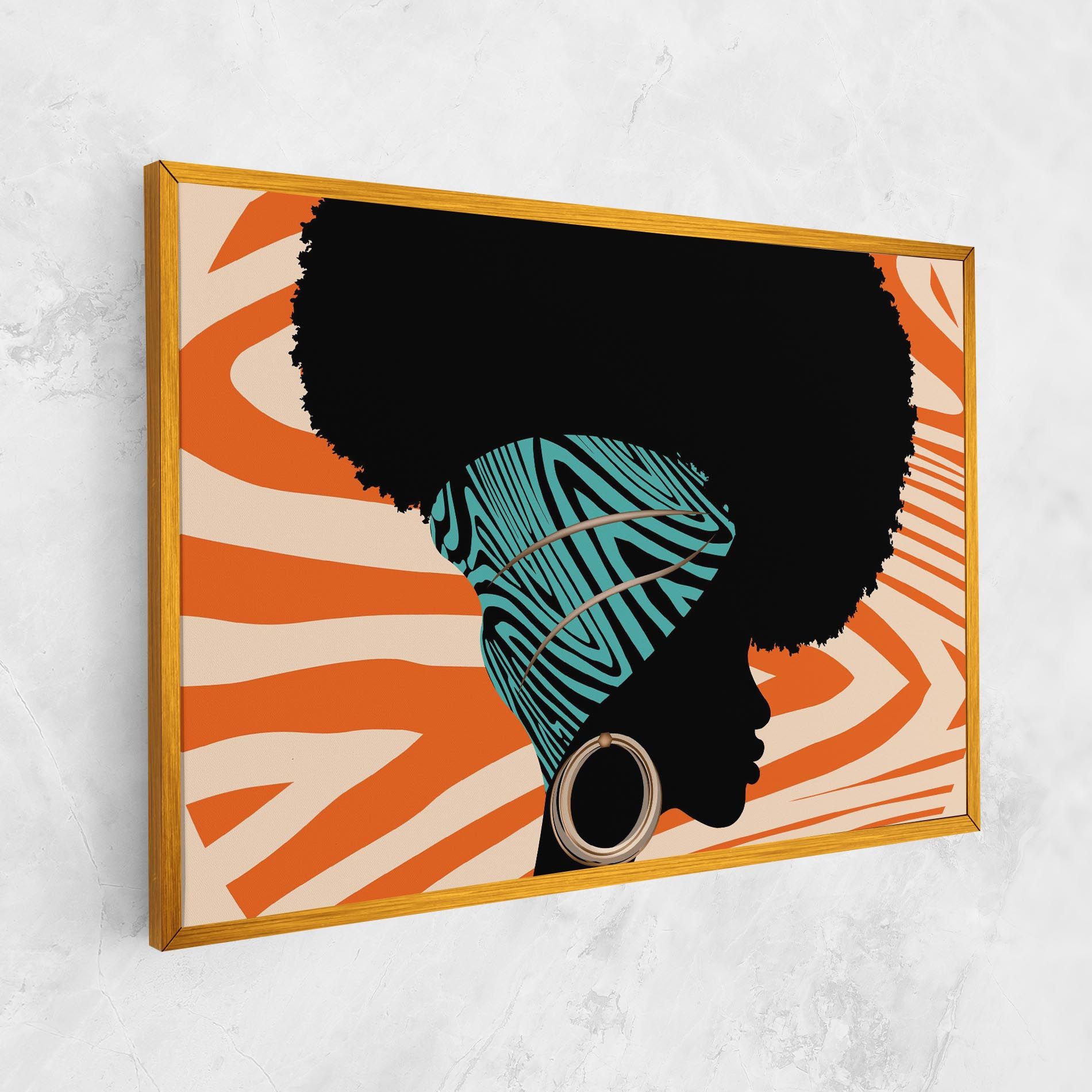 African Bandana mockup 1