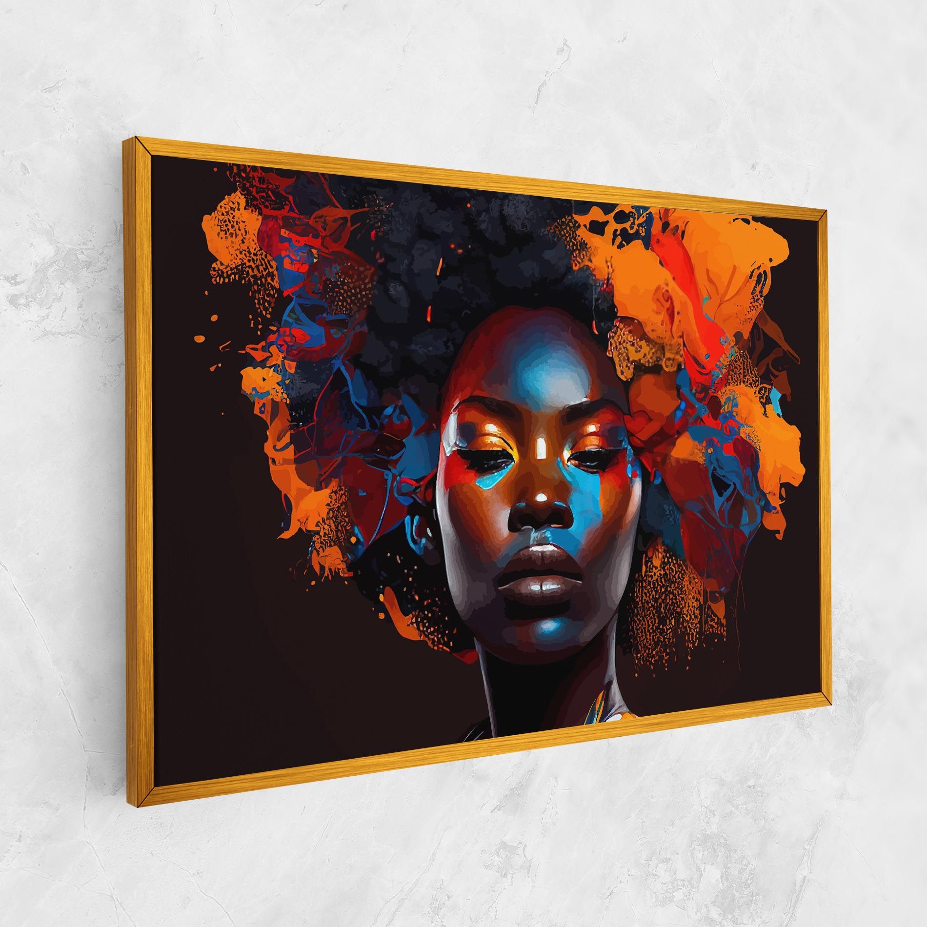 Africat Yellow Hair mockup 1