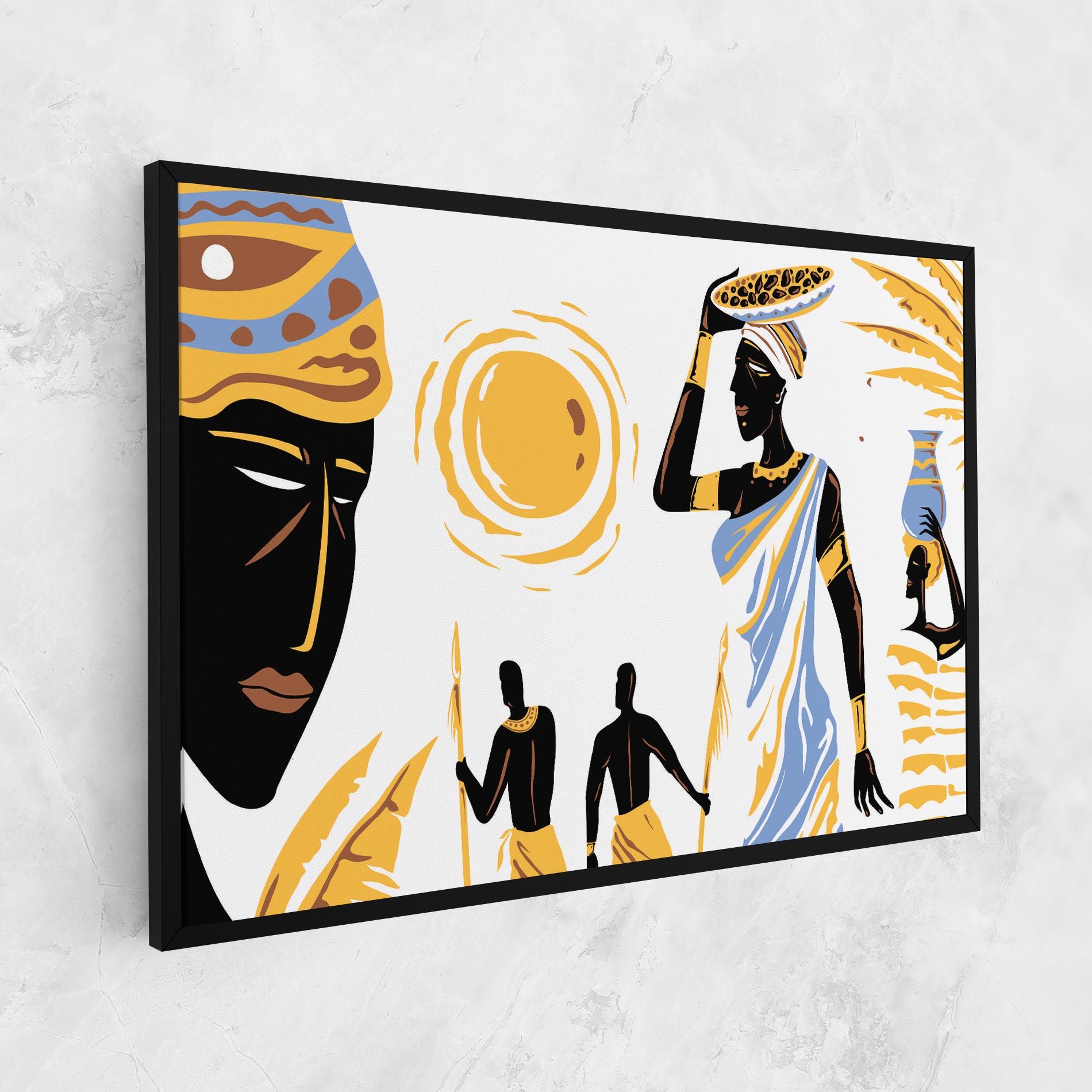 African Drawing mockup 1