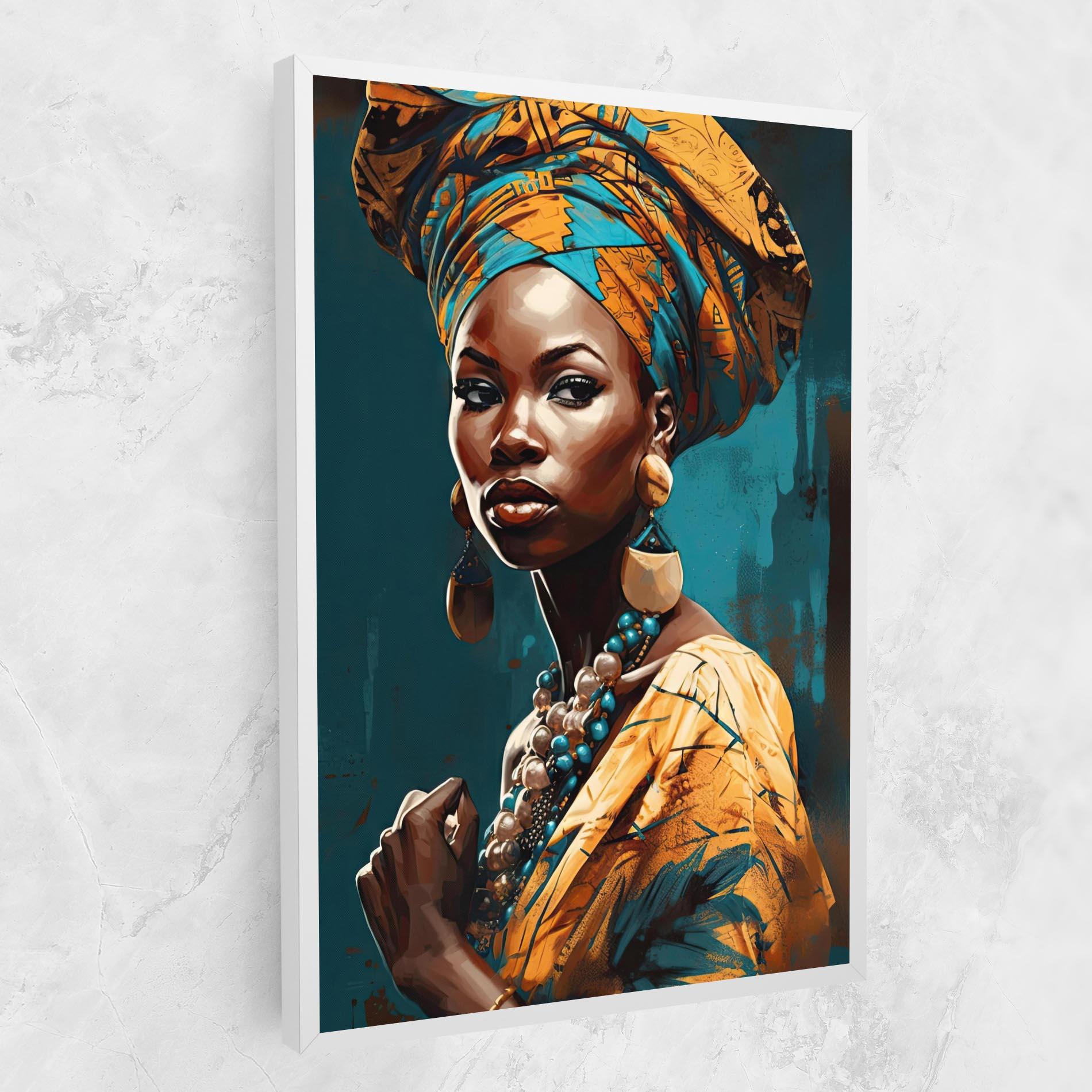 Leinwandbild Azure Chic Woman mockup 1