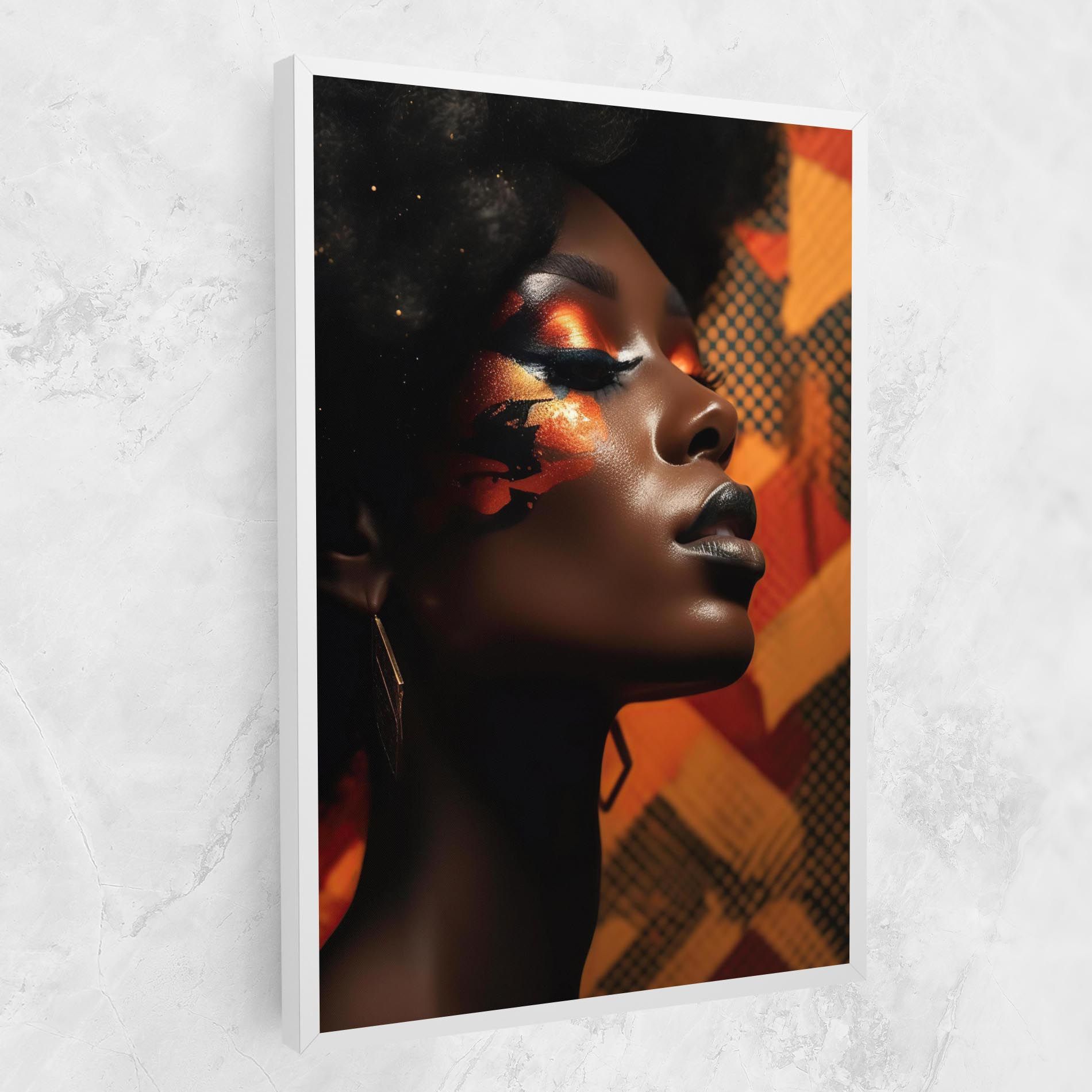 Orange Makeup Woman mockup 1