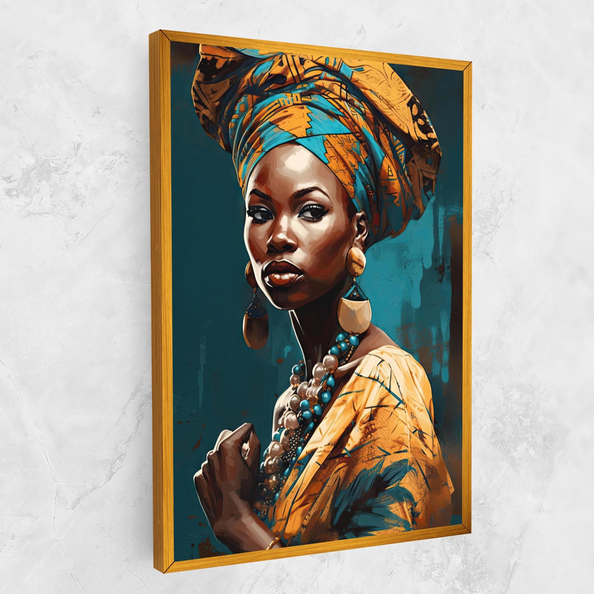 Leinwandbild Azure Chic Woman mockup 1