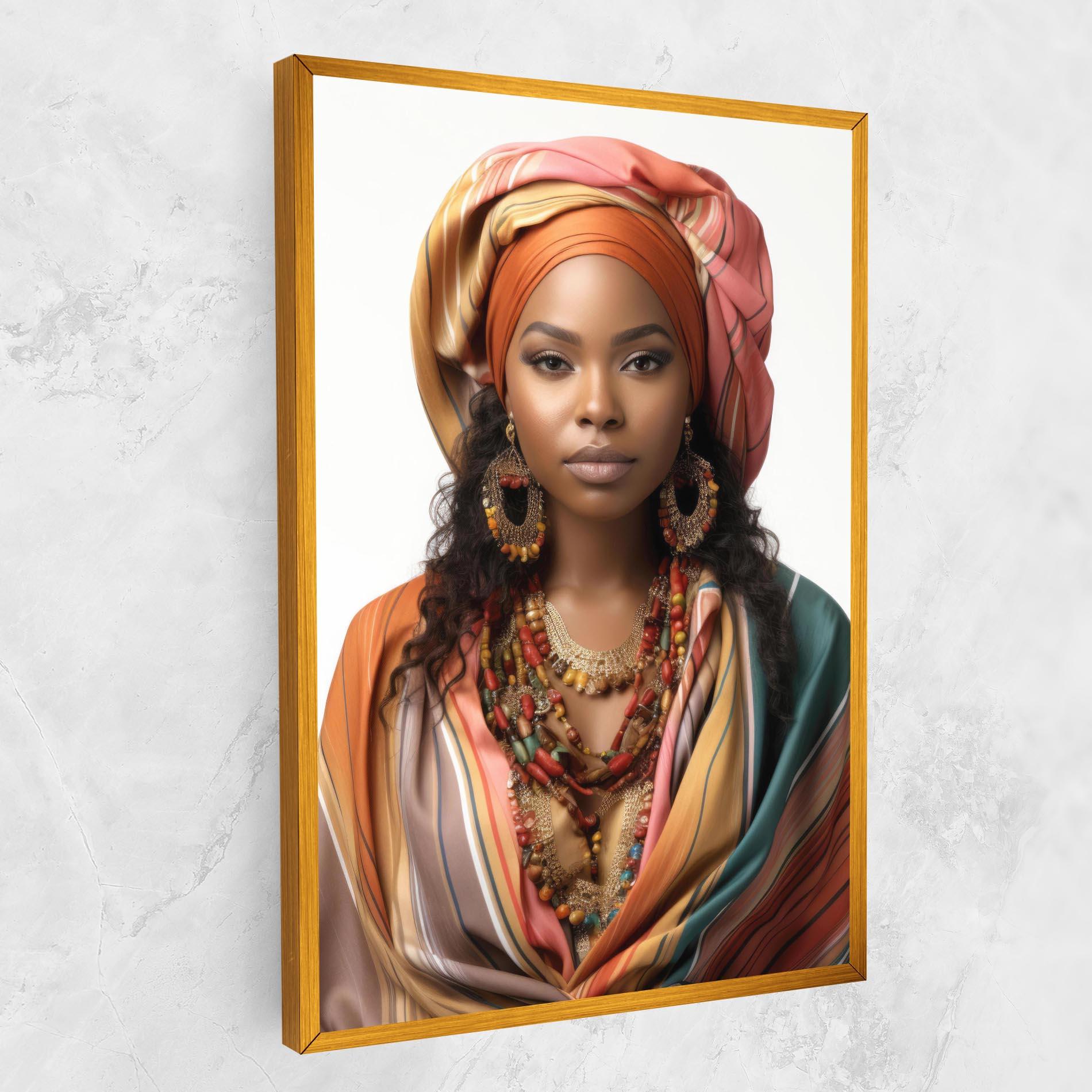 Leinwandbild East African Woman mockup 1