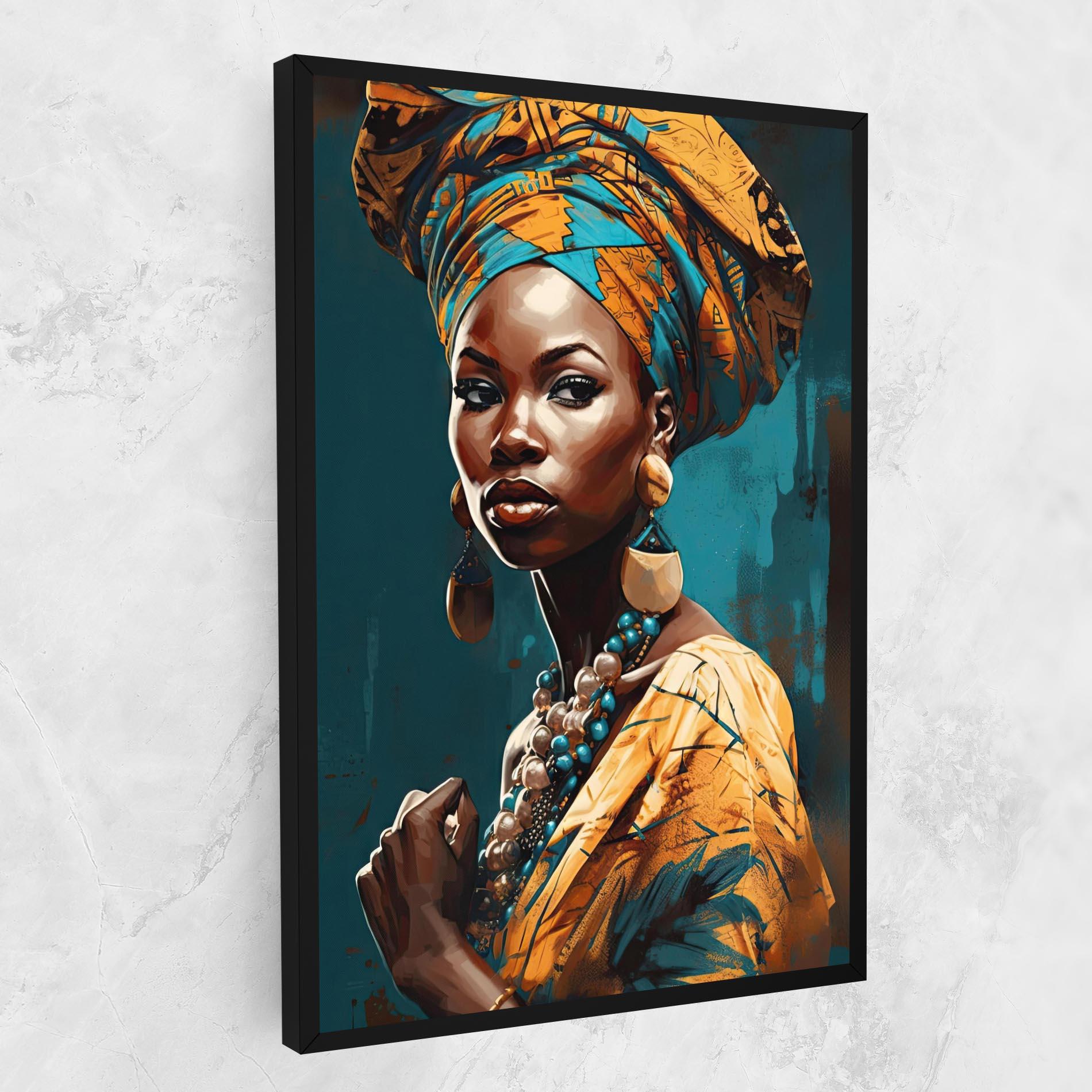 Leinwandbild Azure Chic Woman mockup 1