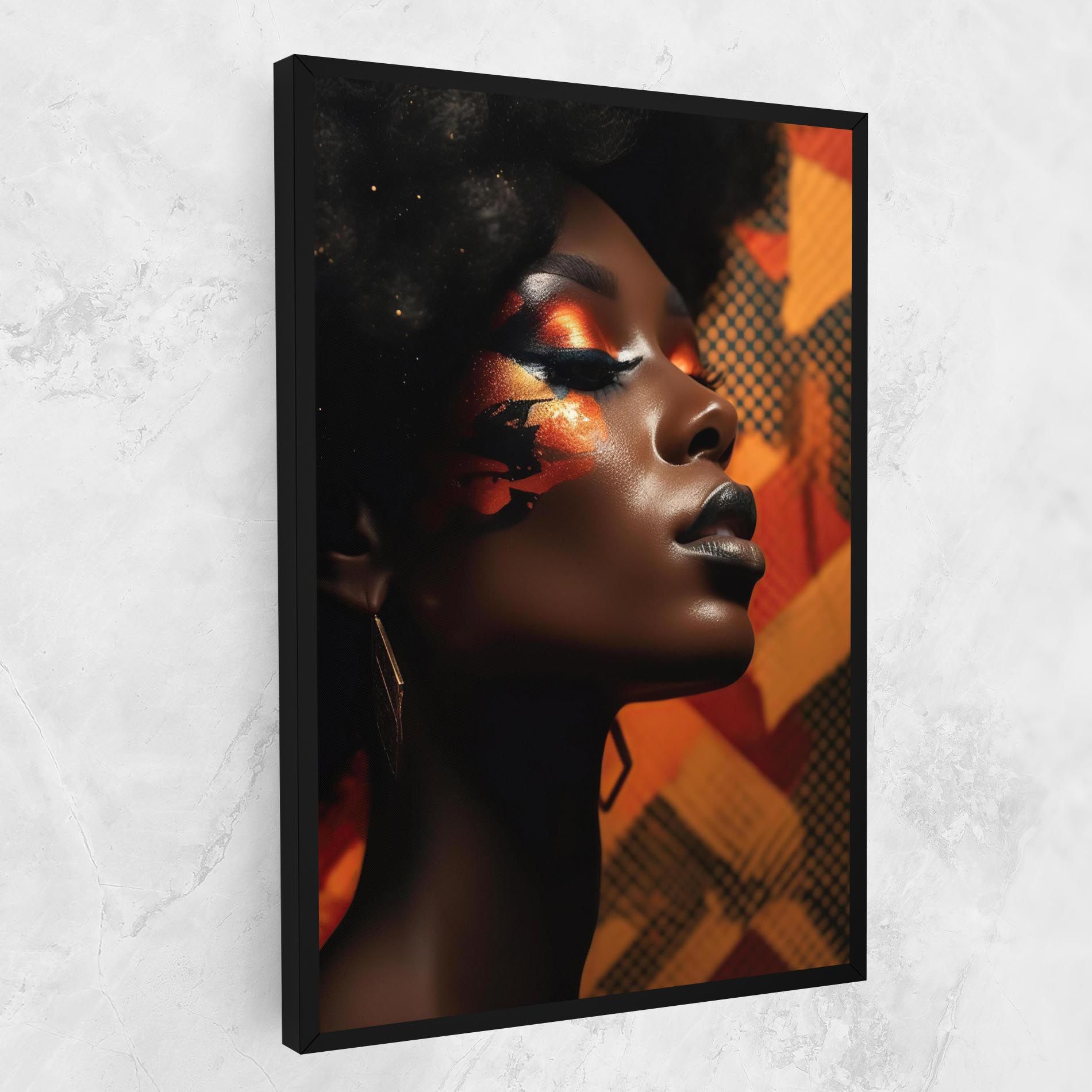 Orange Makeup Woman mockup 1