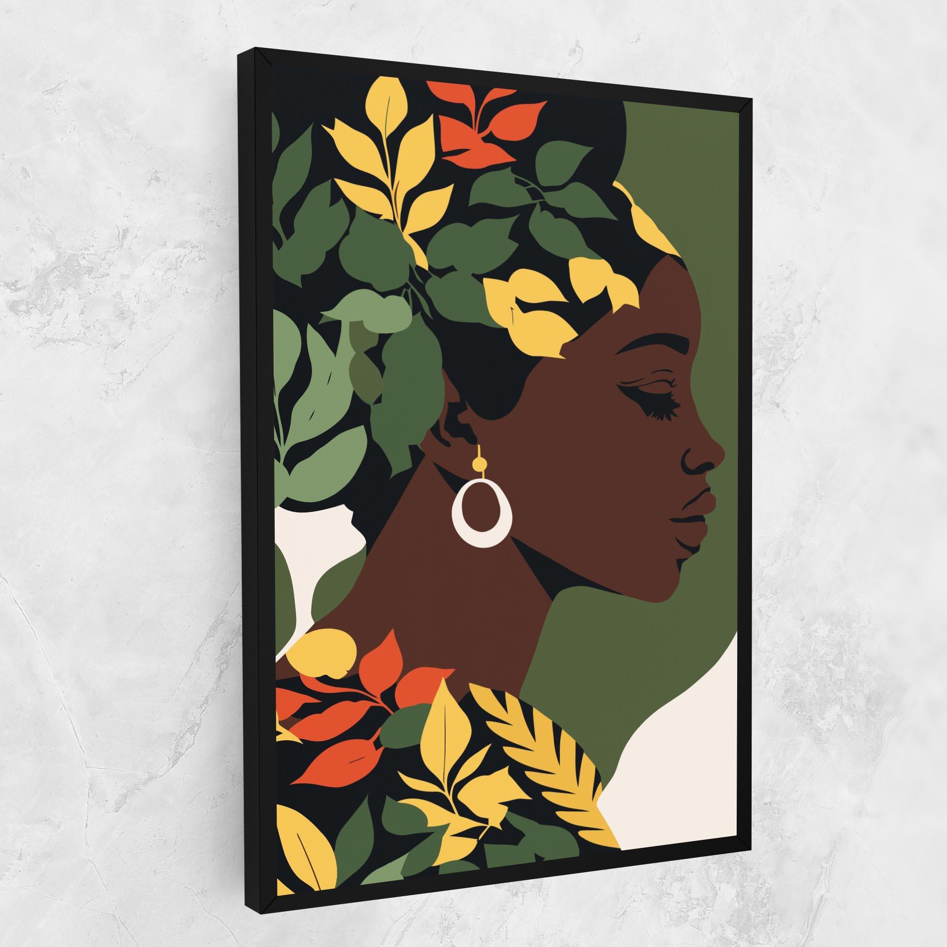 Leinwandbild Yellow Leaf Africa mockup 1
