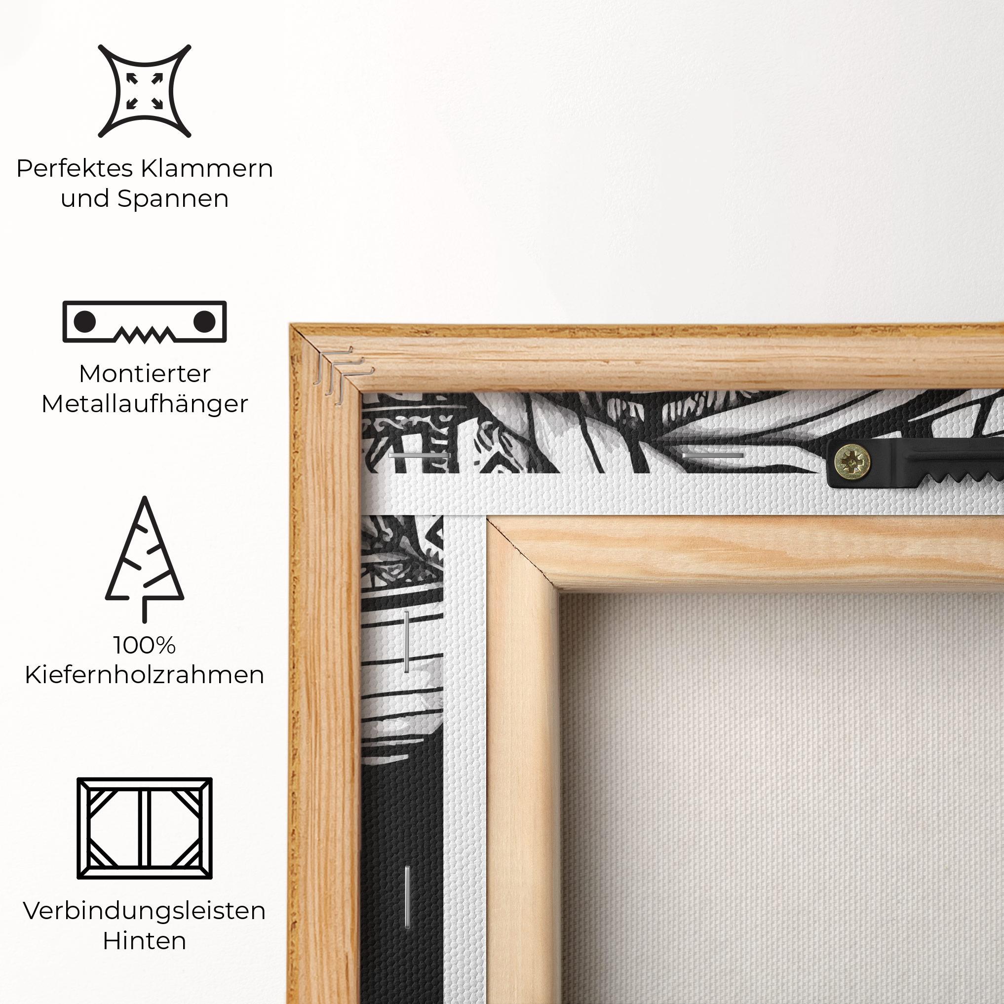 Leinwandbild Beautiful African Lady mockup 5